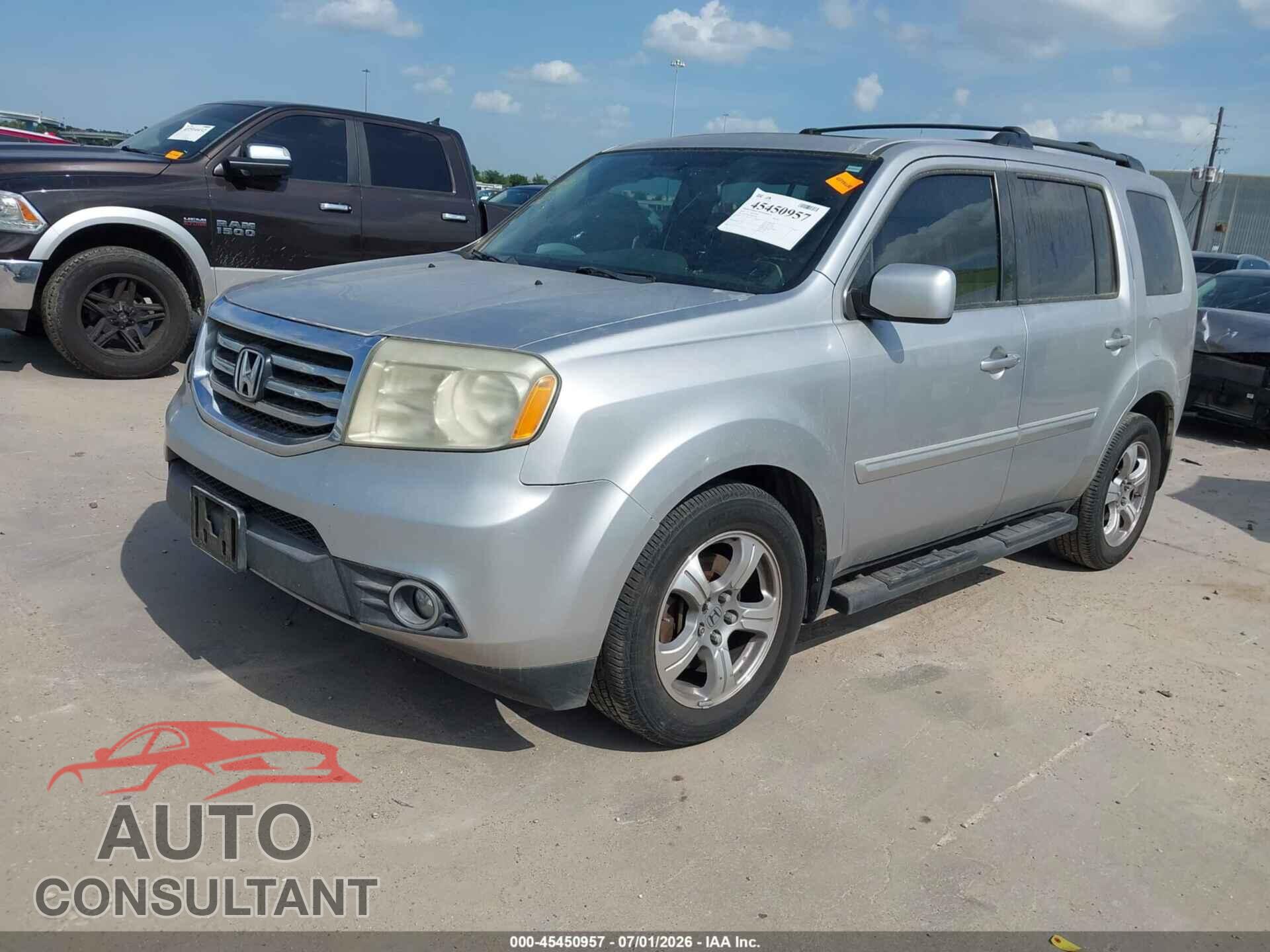 HONDA PILOT 2014 - 5FNYF3H51EB014338