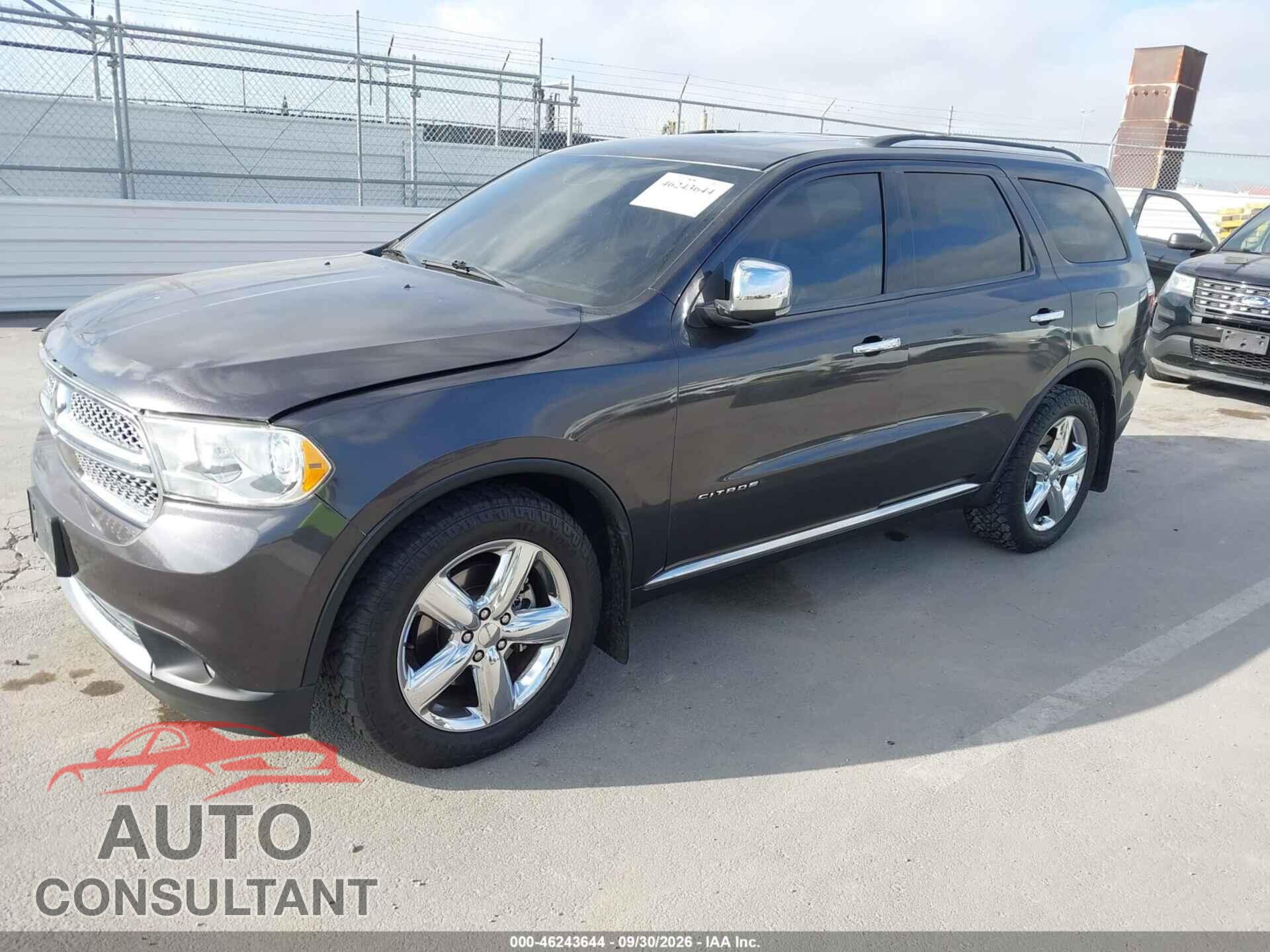 DODGE DURANGO 2011 - 1D4SD5GT7BC651401