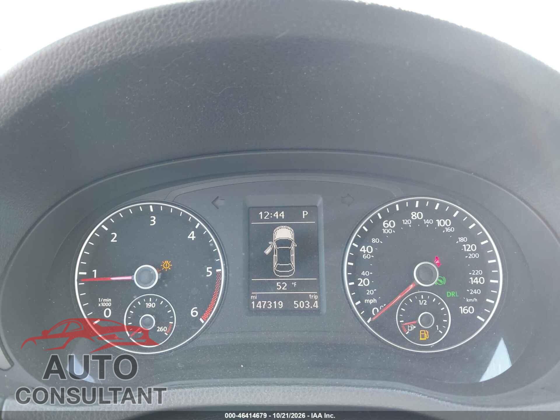 VOLKSWAGEN PASSAT 2014 - 1VWBN7A33EC002890