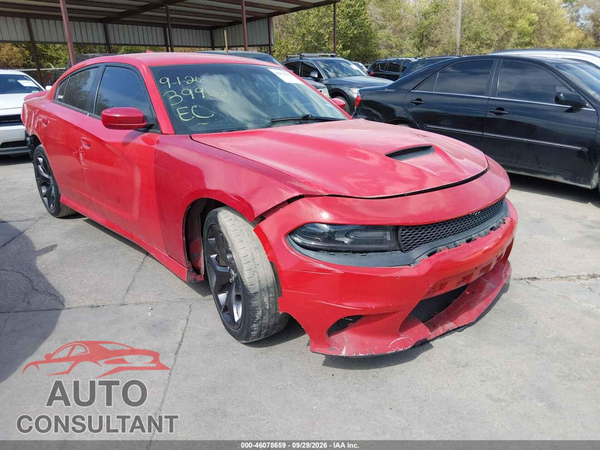 DODGE CHARGER 2019 - 2C3CDXCT6KH584357