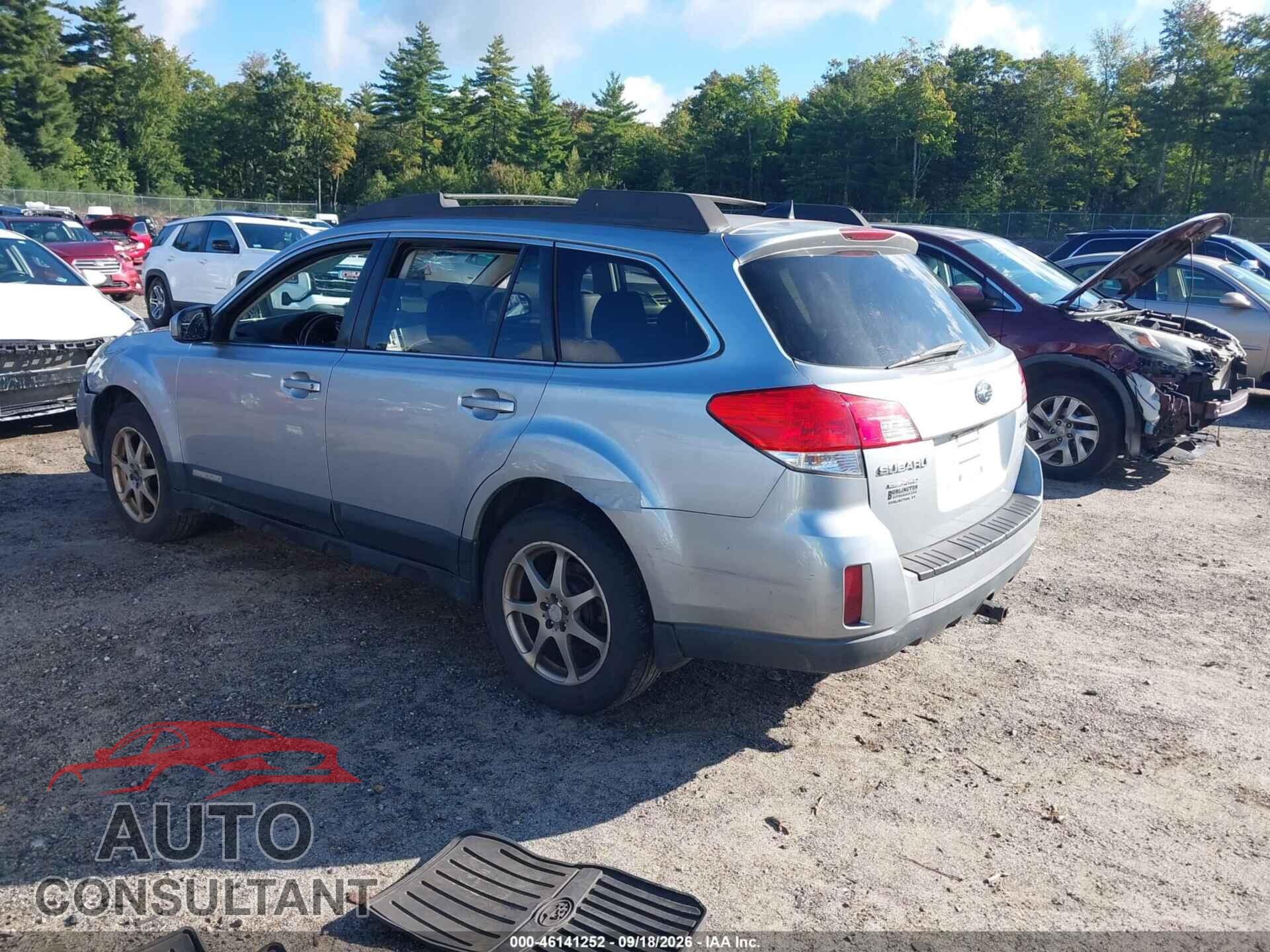 SUBARU OUTBACK 2012 - 4S4BRBKC8C3231244
