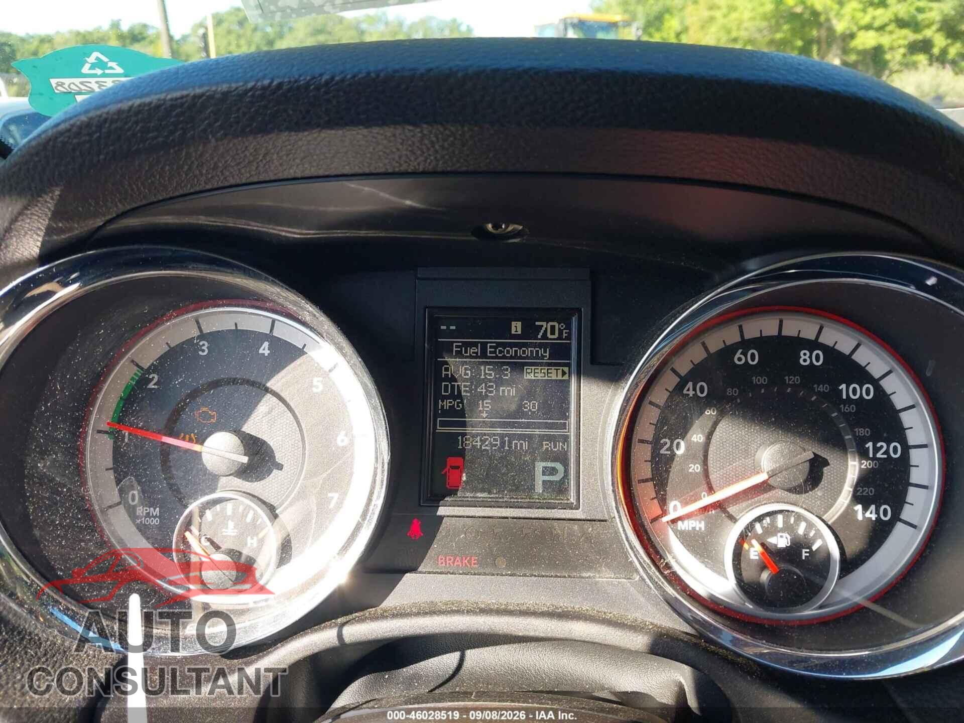 DODGE DURANGO 2012 - 1C4RDJDGXCC163573