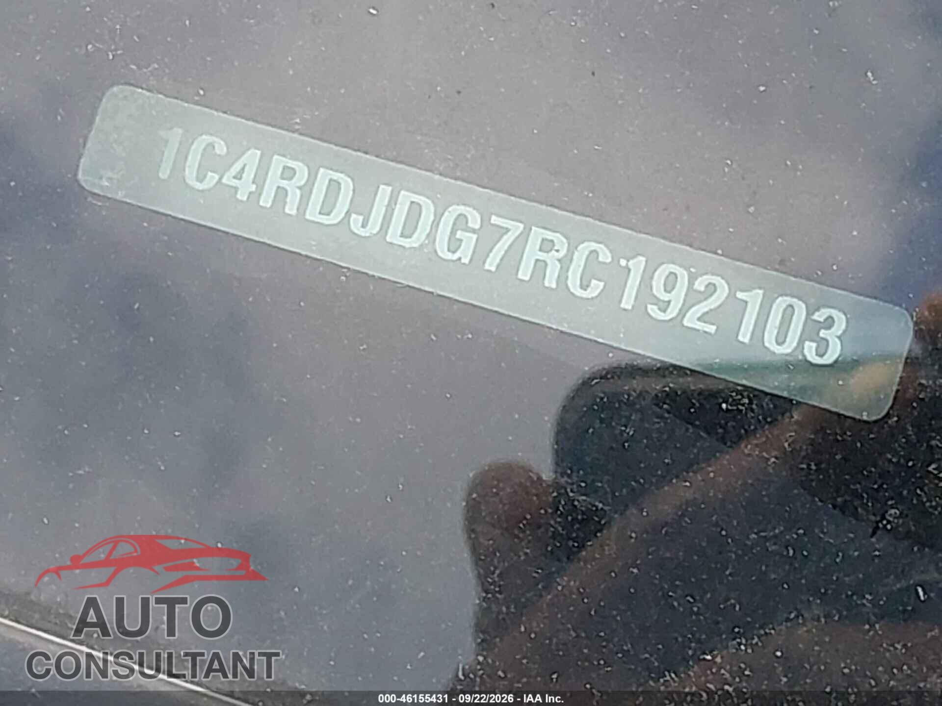 DODGE DURANGO 2024 - 1C4RDJDG7RC192103