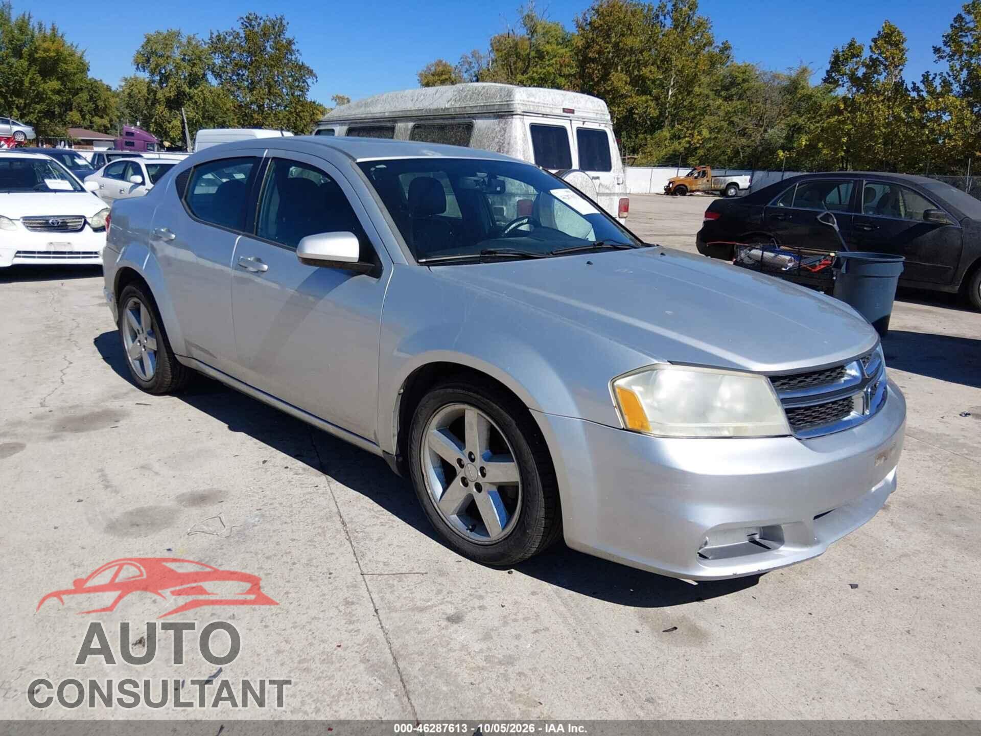 DODGE AVENGER 2011 - 1B3BD2FG9BN531606