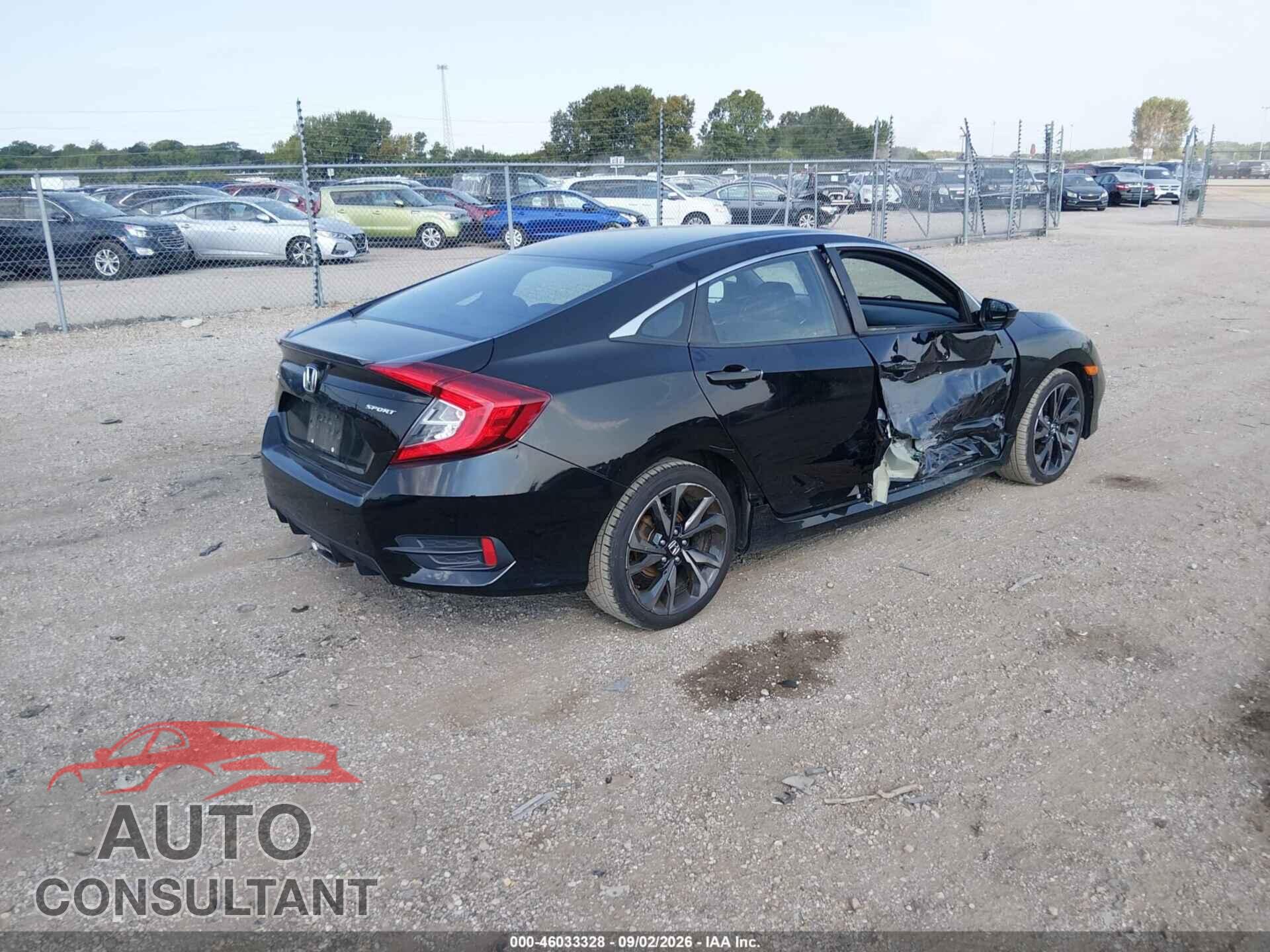 HONDA CIVIC 2019 - 2HGFC2F85KH541099