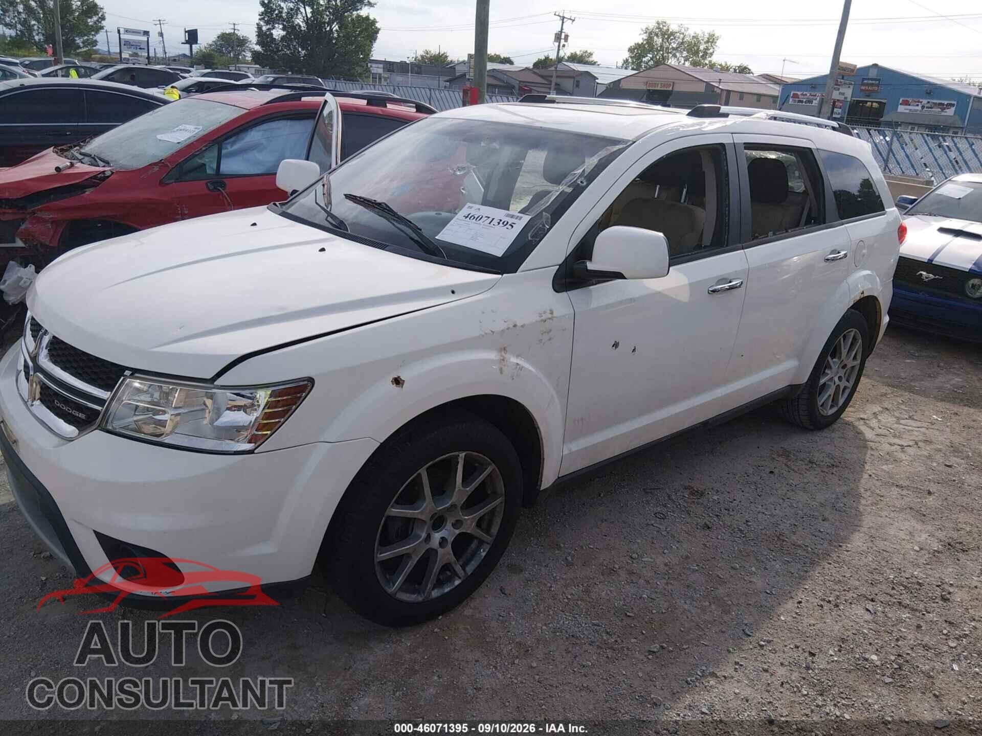 DODGE JOURNEY 2012 - 3C4PDCDG7CT226796