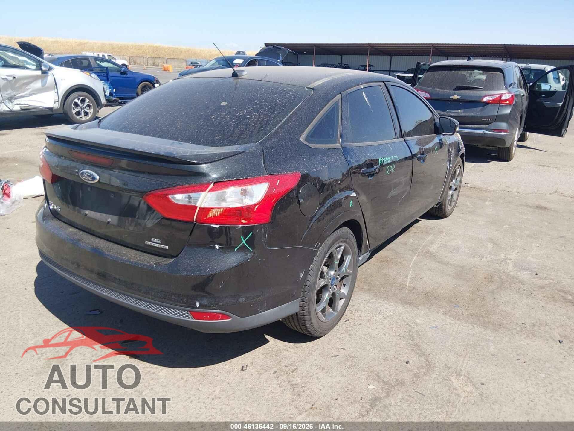 FORD FOCUS 2013 - 1FADP3F29DL285122