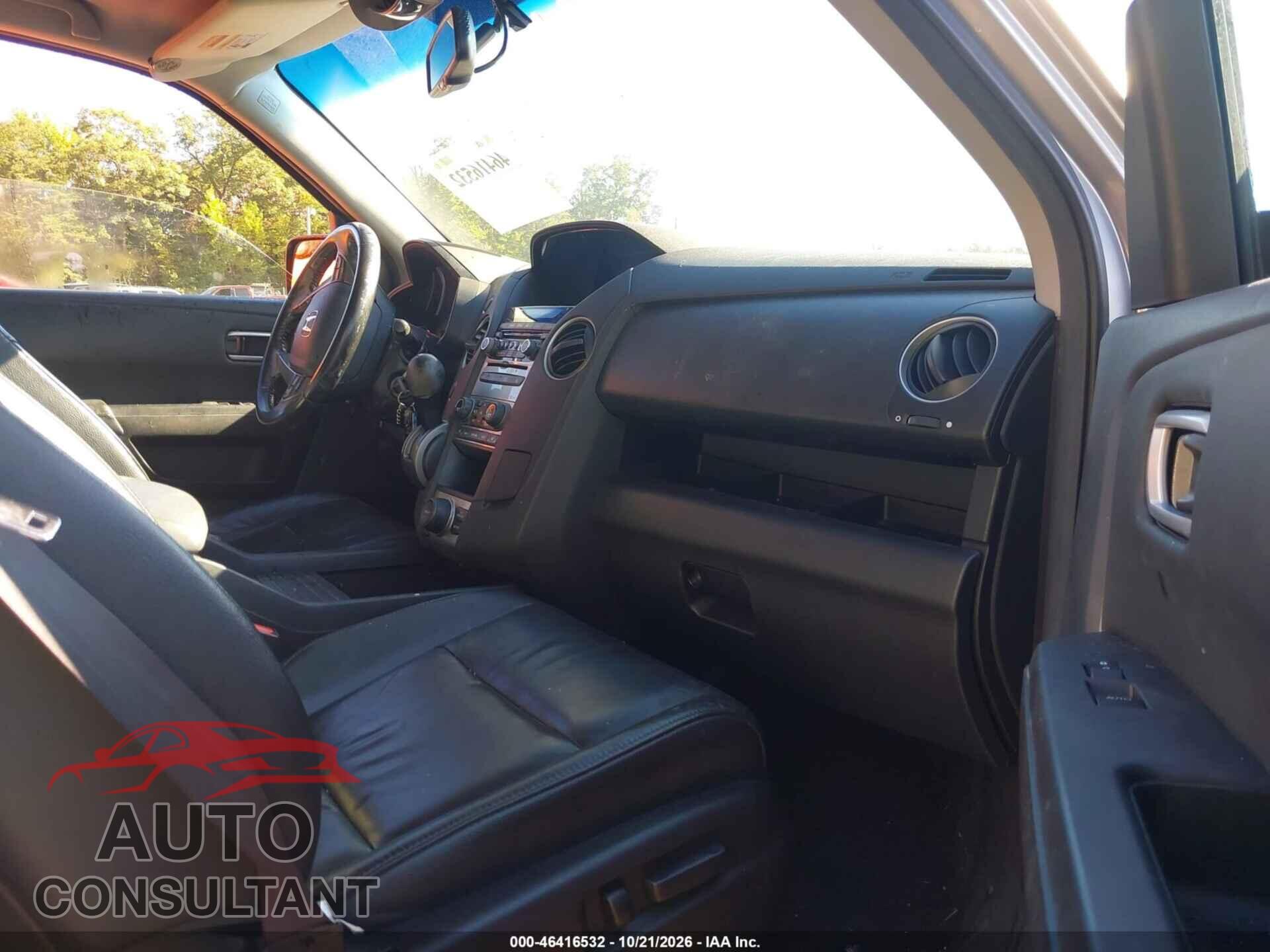 HONDA PILOT 2012 - 5FNYF4H67CB040938