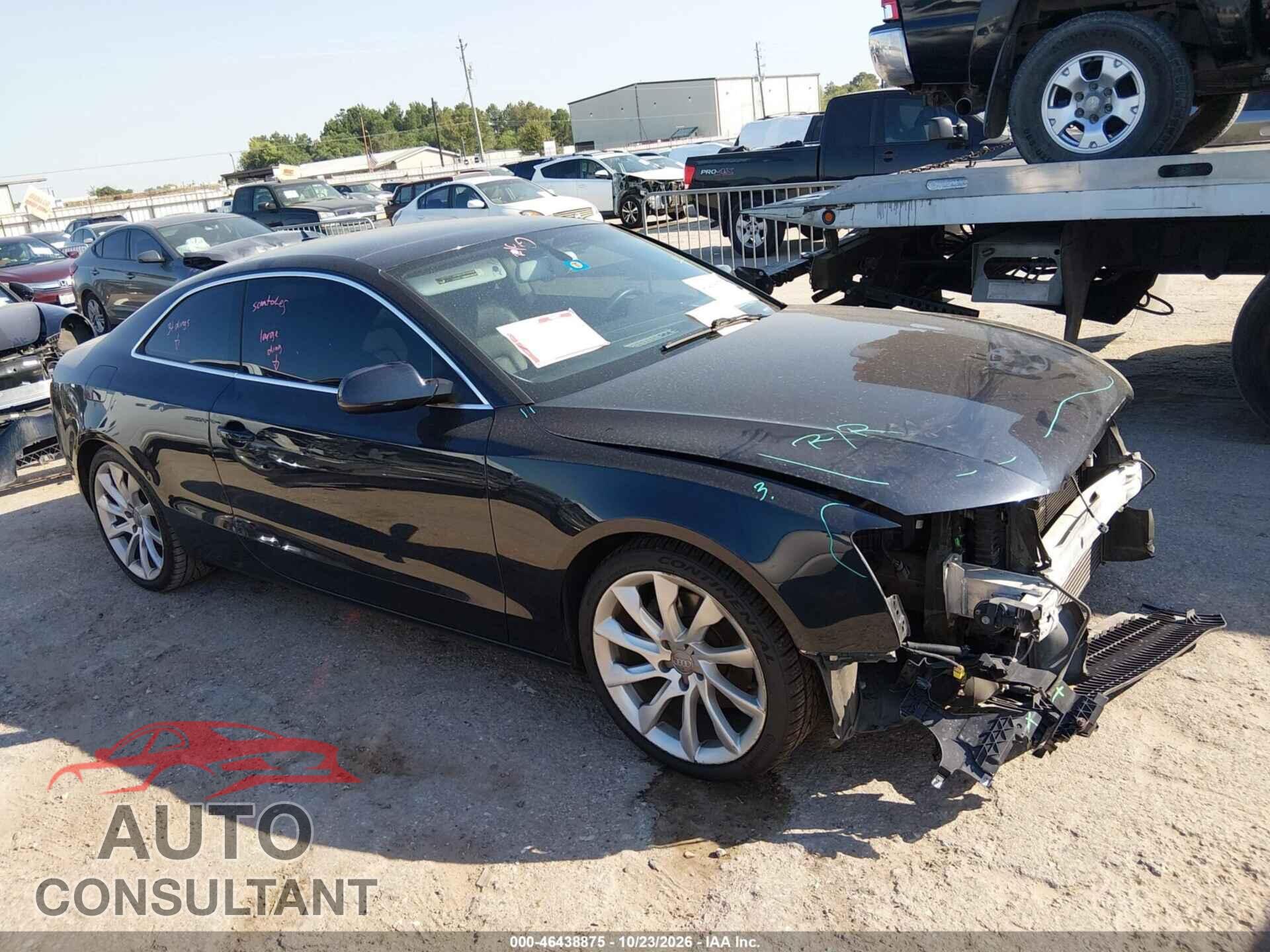 AUDI A5 2013 - WAULFAFR3DA031845