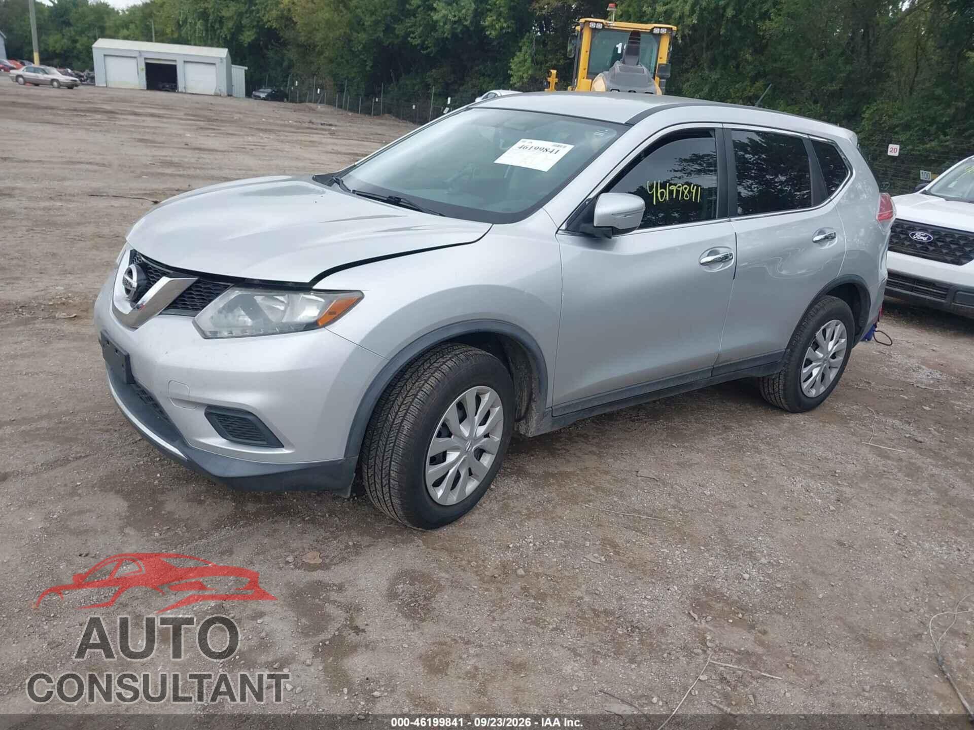 NISSAN ROGUE 2015 - KNMAT2MV1FP551003