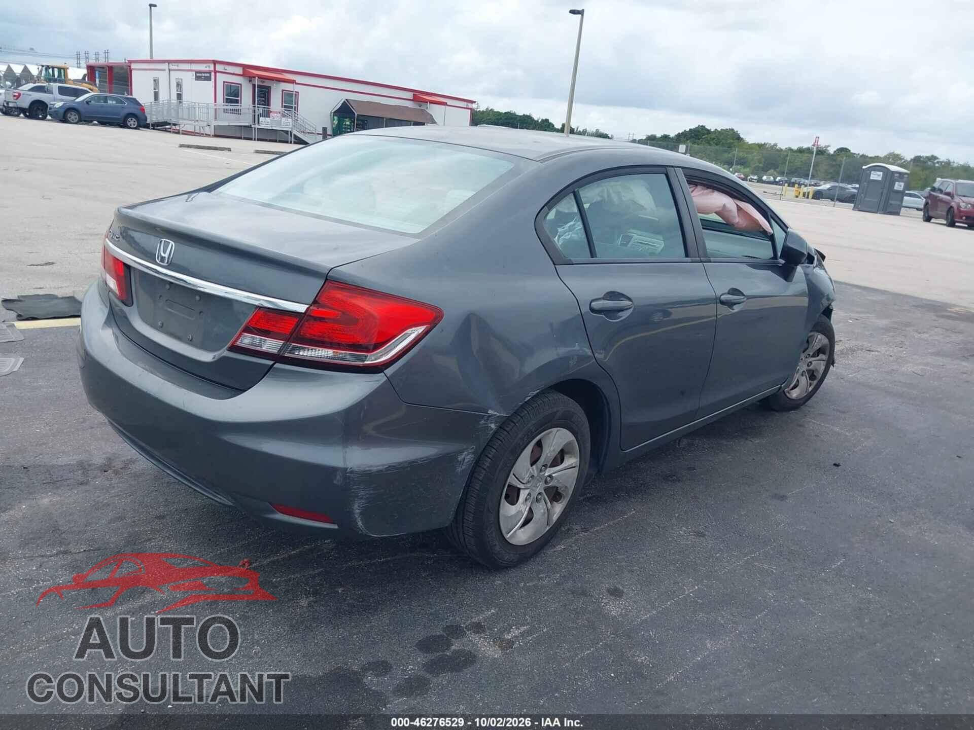 HONDA CIVIC 2013 - 19XFB2F55DE094621