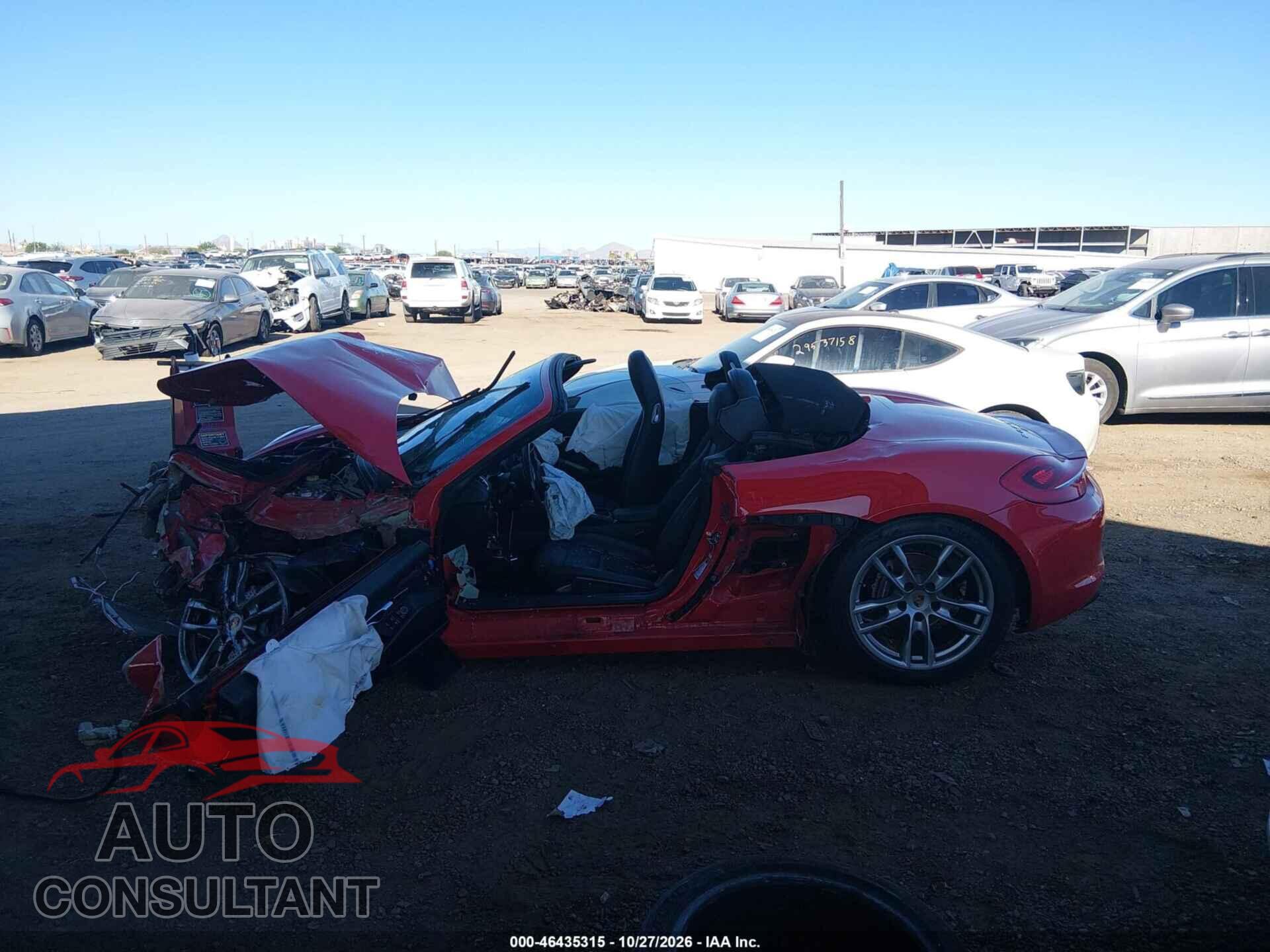 PORSCHE BOXSTER 2015 - WP0CA2A83FS120687