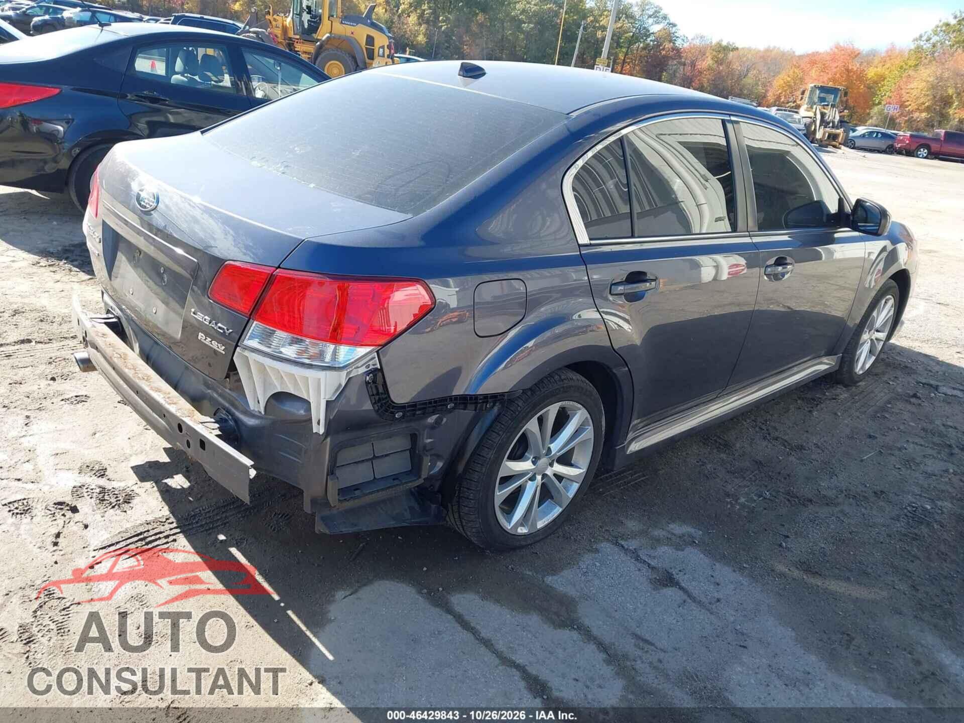 SUBARU LEGACY 2014 - 4S3BMBC60E3013894