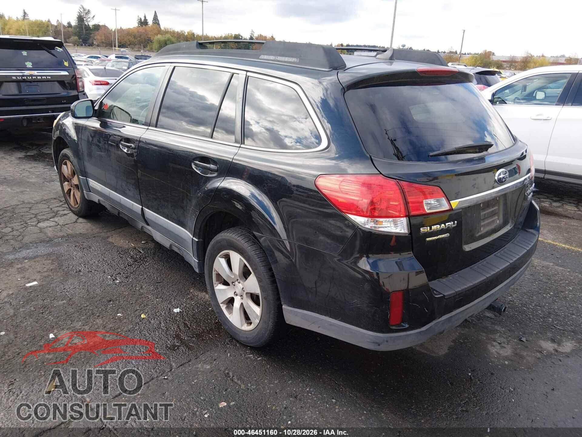 SUBARU OUTBACK 2011 - 4S4BRDLC2B2397645