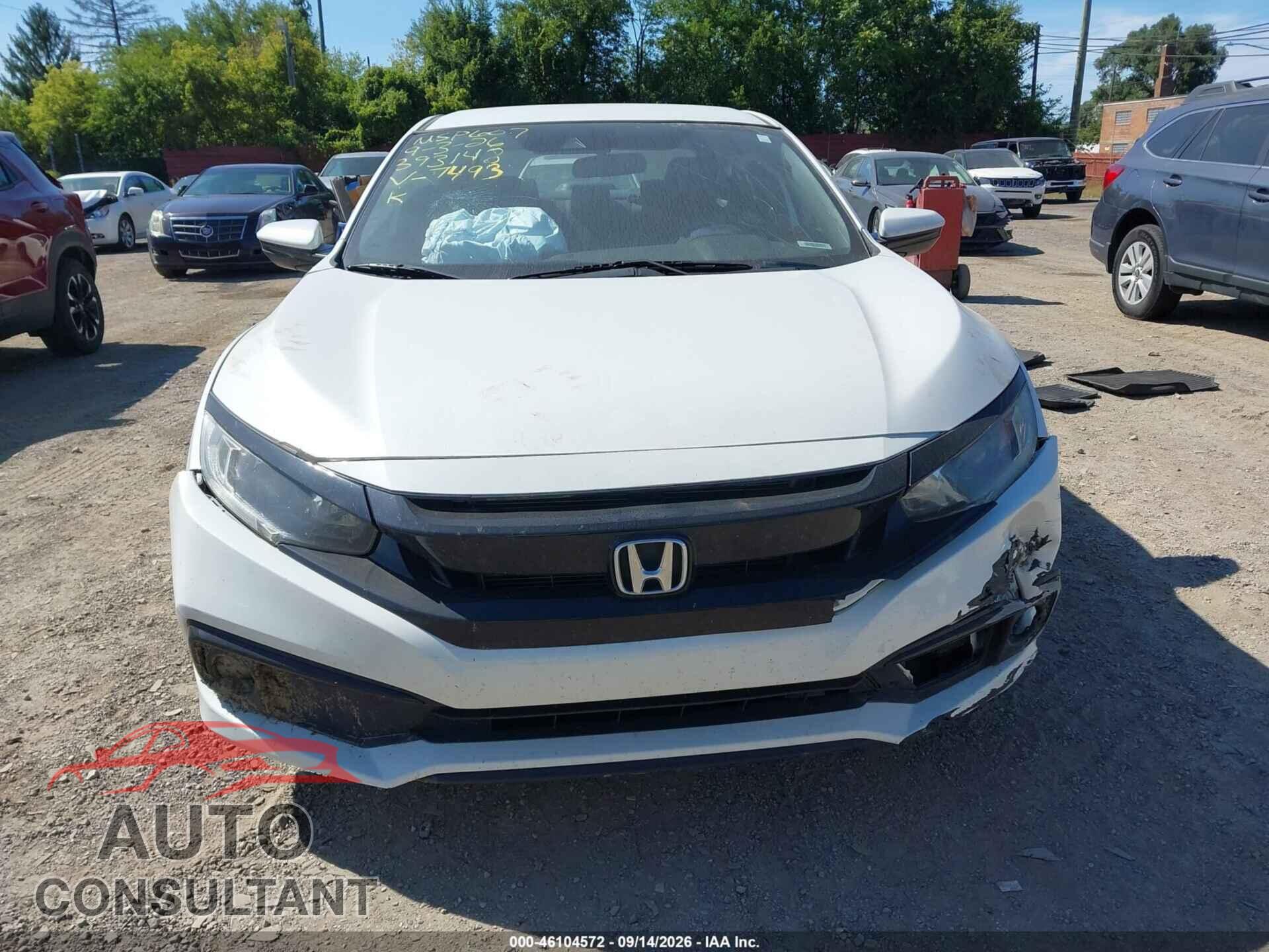 HONDA CIVIC 2019 - 2HGFC2F80KH537493