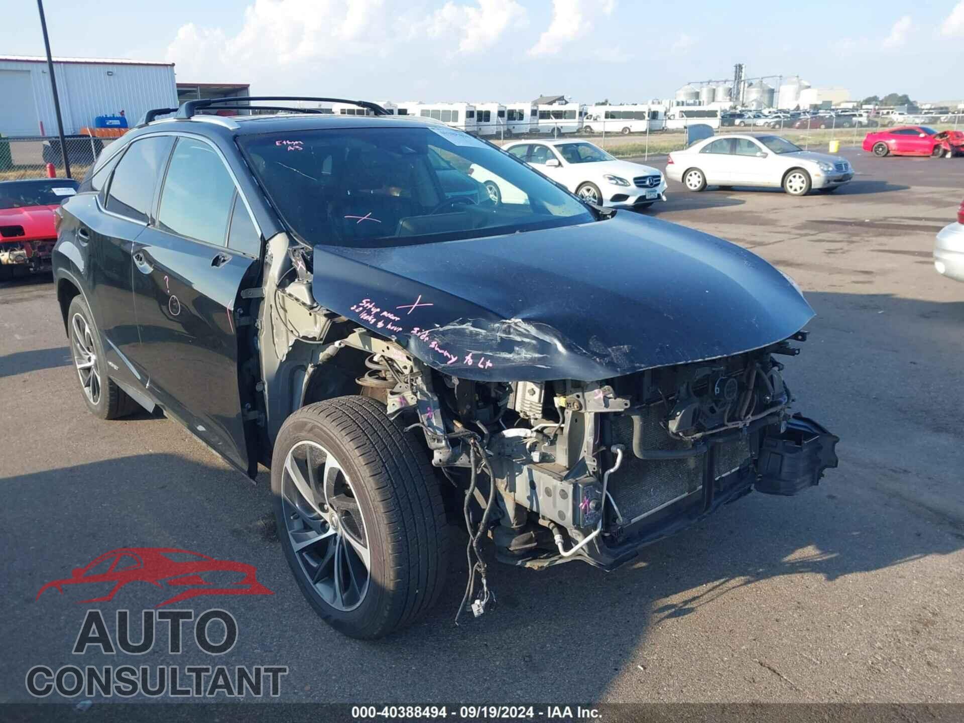 LEXUS RX 450H 2017 - 2T2BGMCAXHC014887
