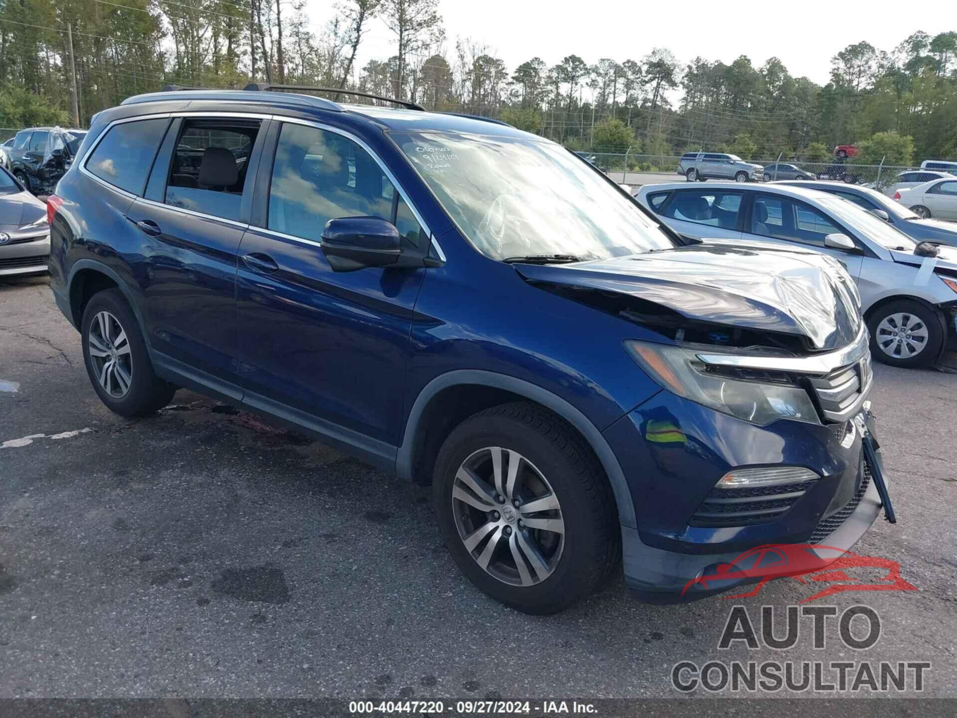 HONDA PILOT 2016 - 5FNYF6H40GB045205