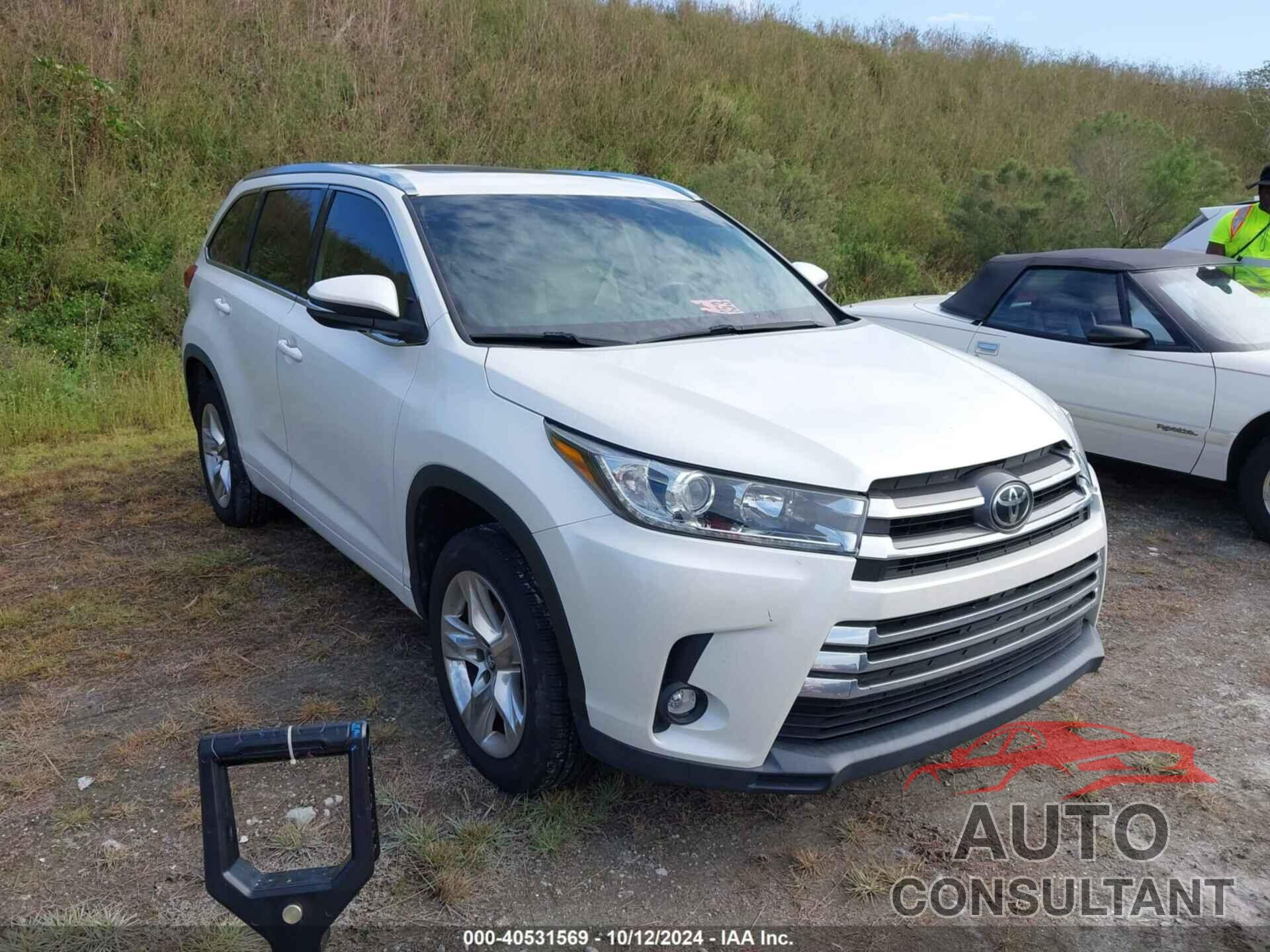 TOYOTA HIGHLANDER 2019 - 5TDYZRFH9KS324333