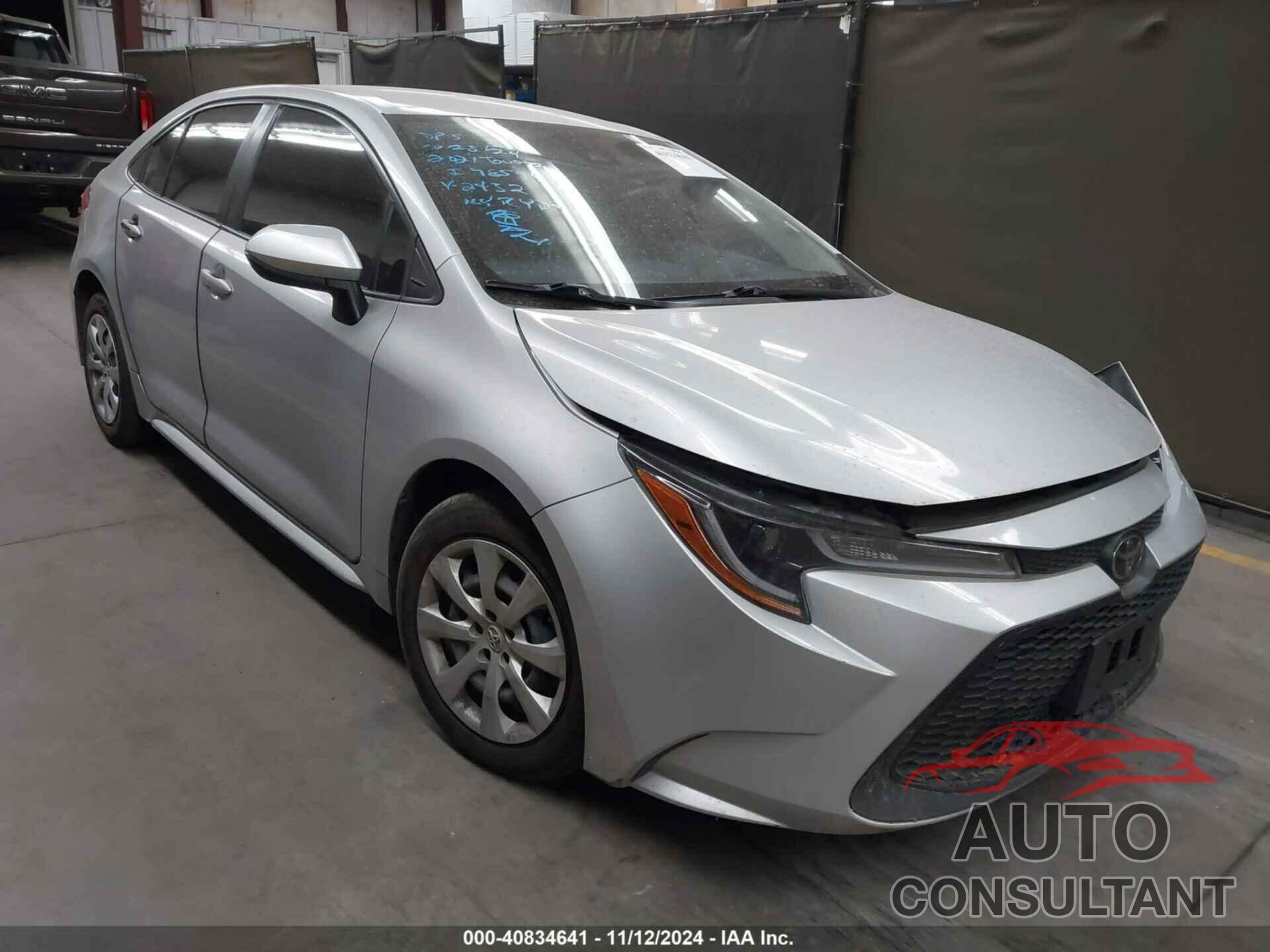 TOYOTA COROLLA 2021 - JTDEPMAEXMJ162432