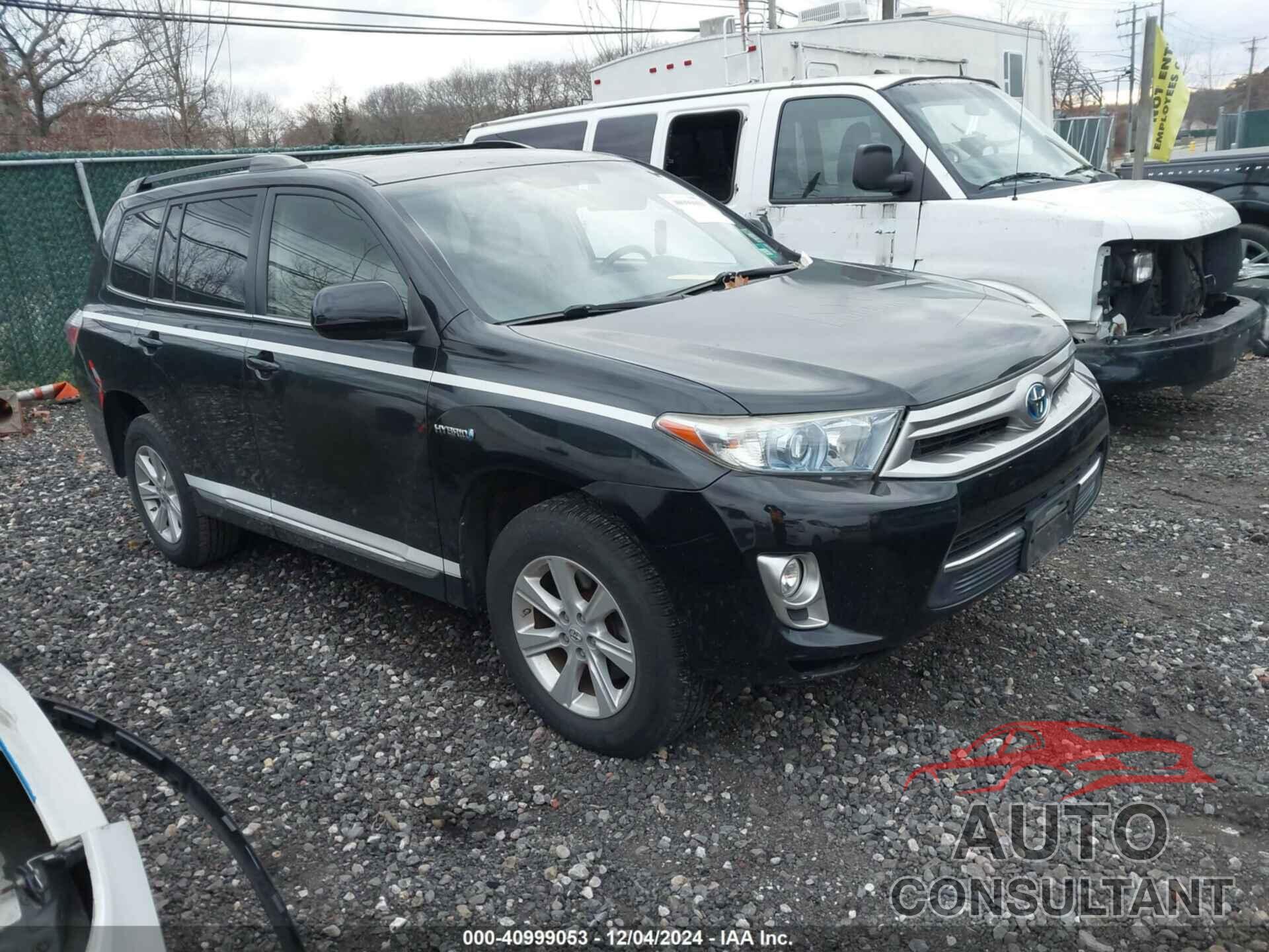 TOYOTA HIGHLANDER HYBRID 2013 - JTEBC3EHXD2016907