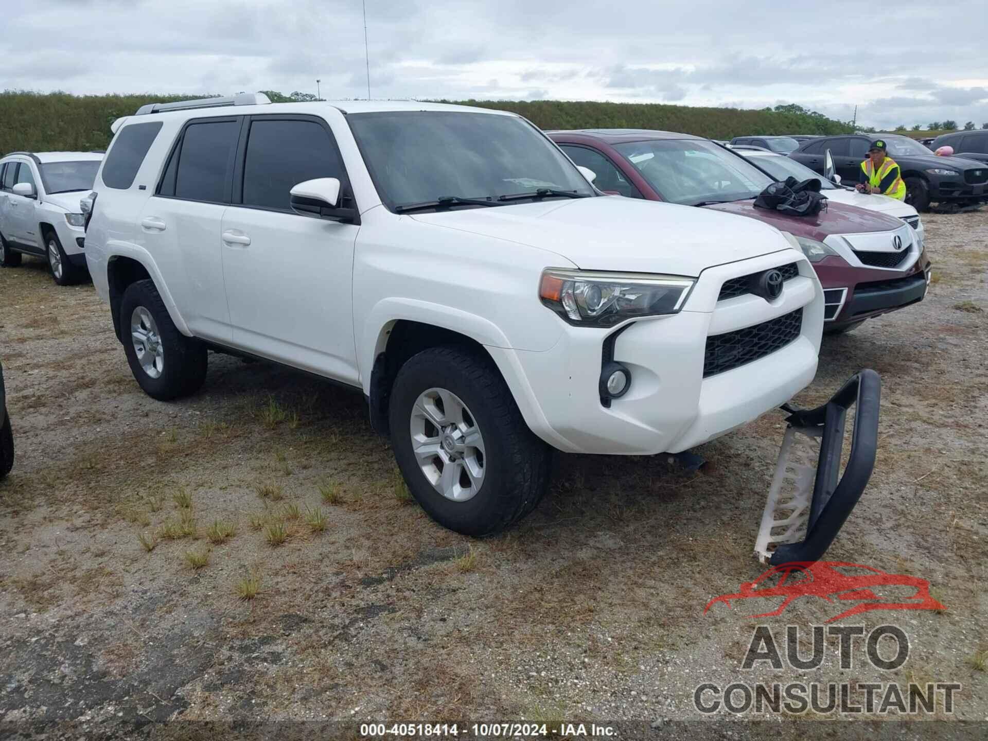 TOYOTA 4RUNNER 2016 - JTEBU5JRXG5327036