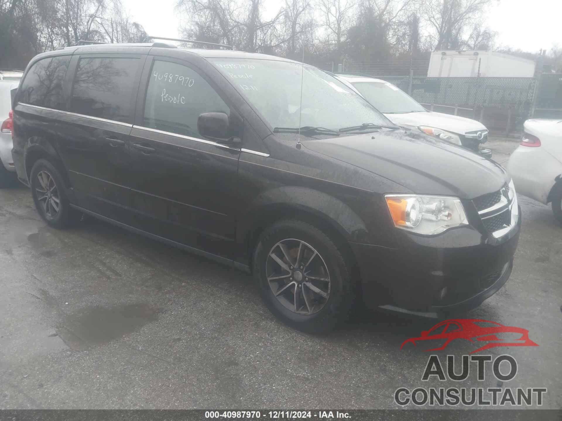 DODGE GRAND CARAVAN 2016 - 2C4RDGCG1GR357913