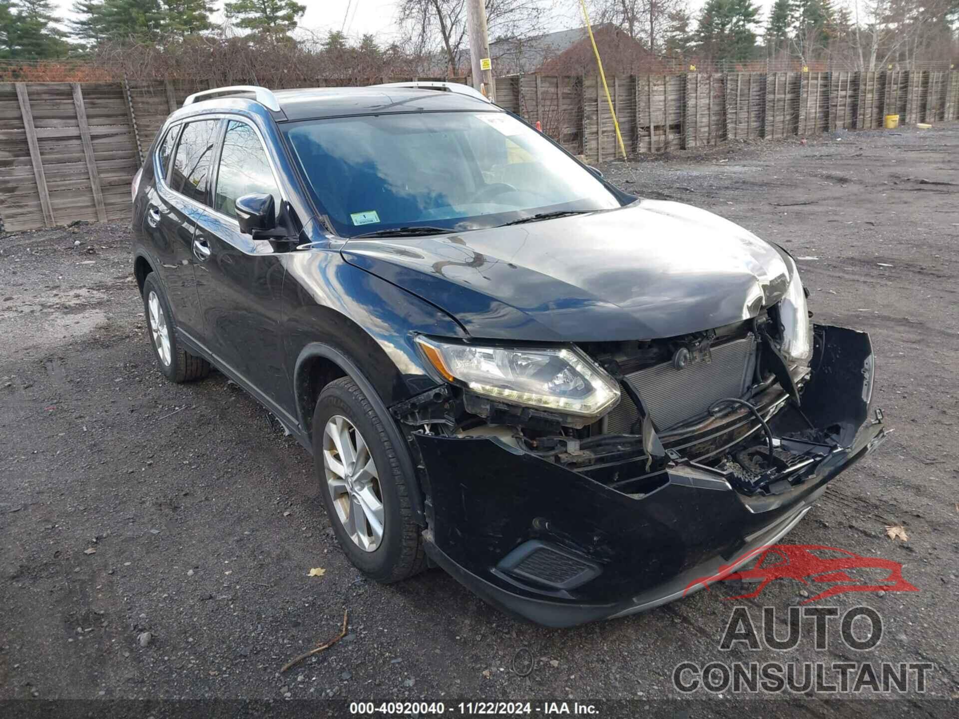 NISSAN ROGUE 2015 - KNMAT2MVXFP505654