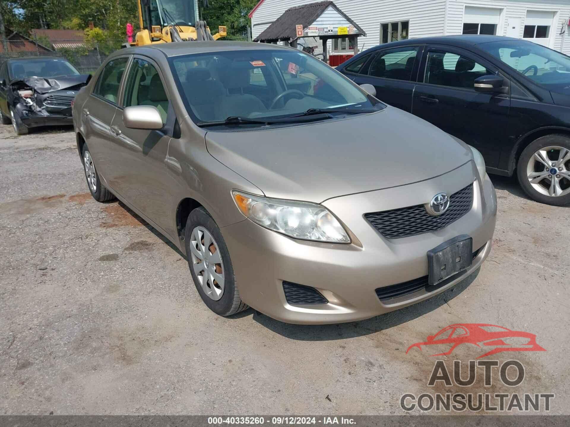 TOYOTA COROLLA 2009 - 1NXBU40E29Z120903