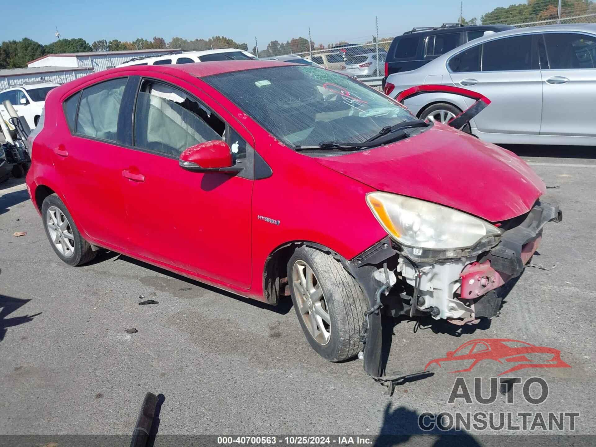 TOYOTA PRIUS C 2012 - JTDKDTB32C1511813