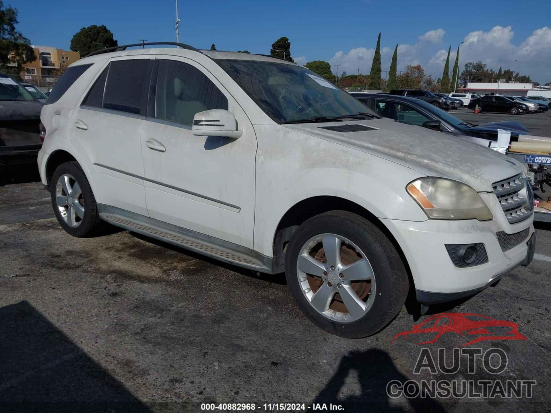 MERCEDES-BENZ ML 350 2011 - 4JGBB5GB3BA725656