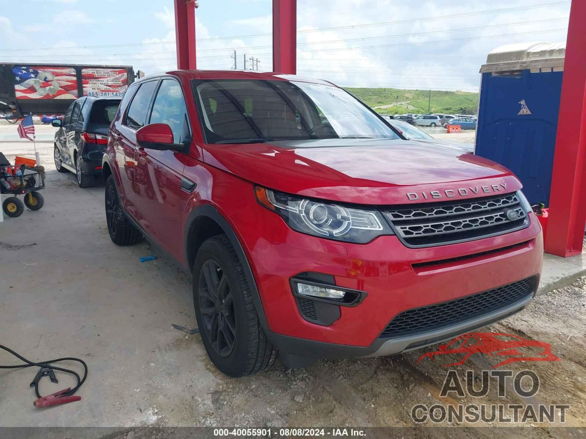 LAND ROVER DISCOVERY SPORT 2019 - SALCP2FXXKH818650