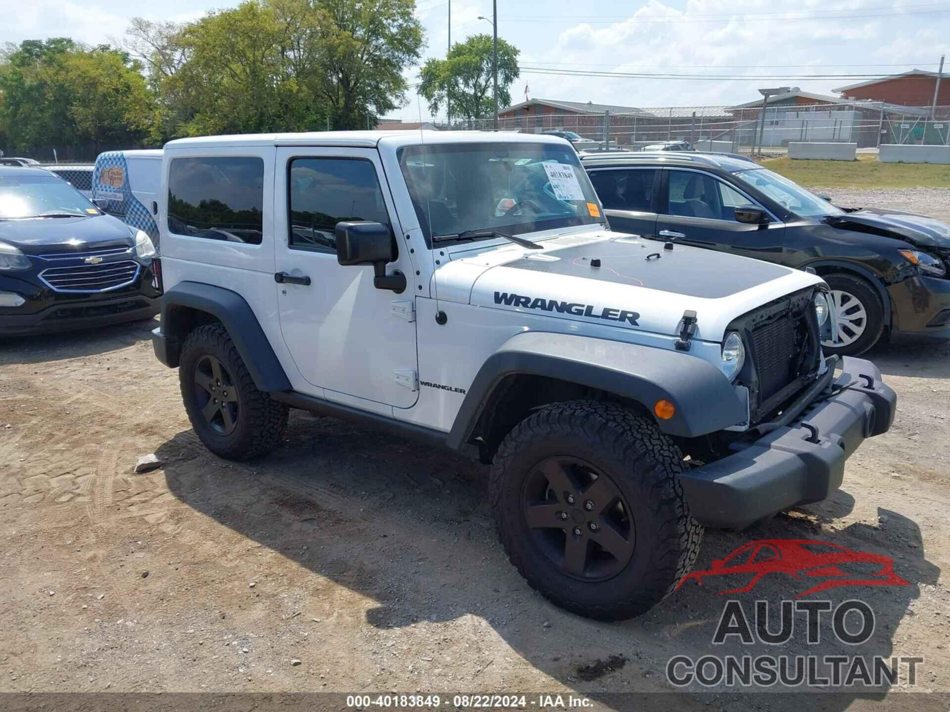 JEEP WRANGLER 2017 - 1C4AJWAG4HL609473