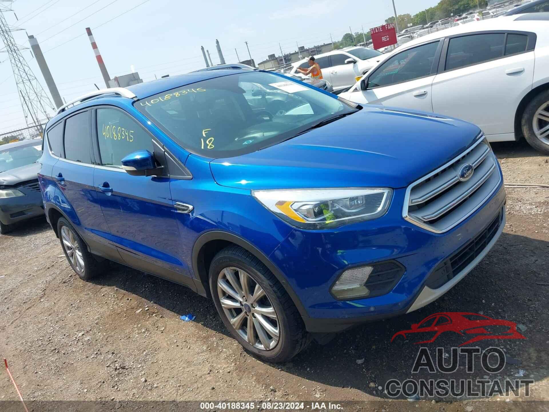 FORD ESCAPE 2018 - 1FMCU9J96JUA12789