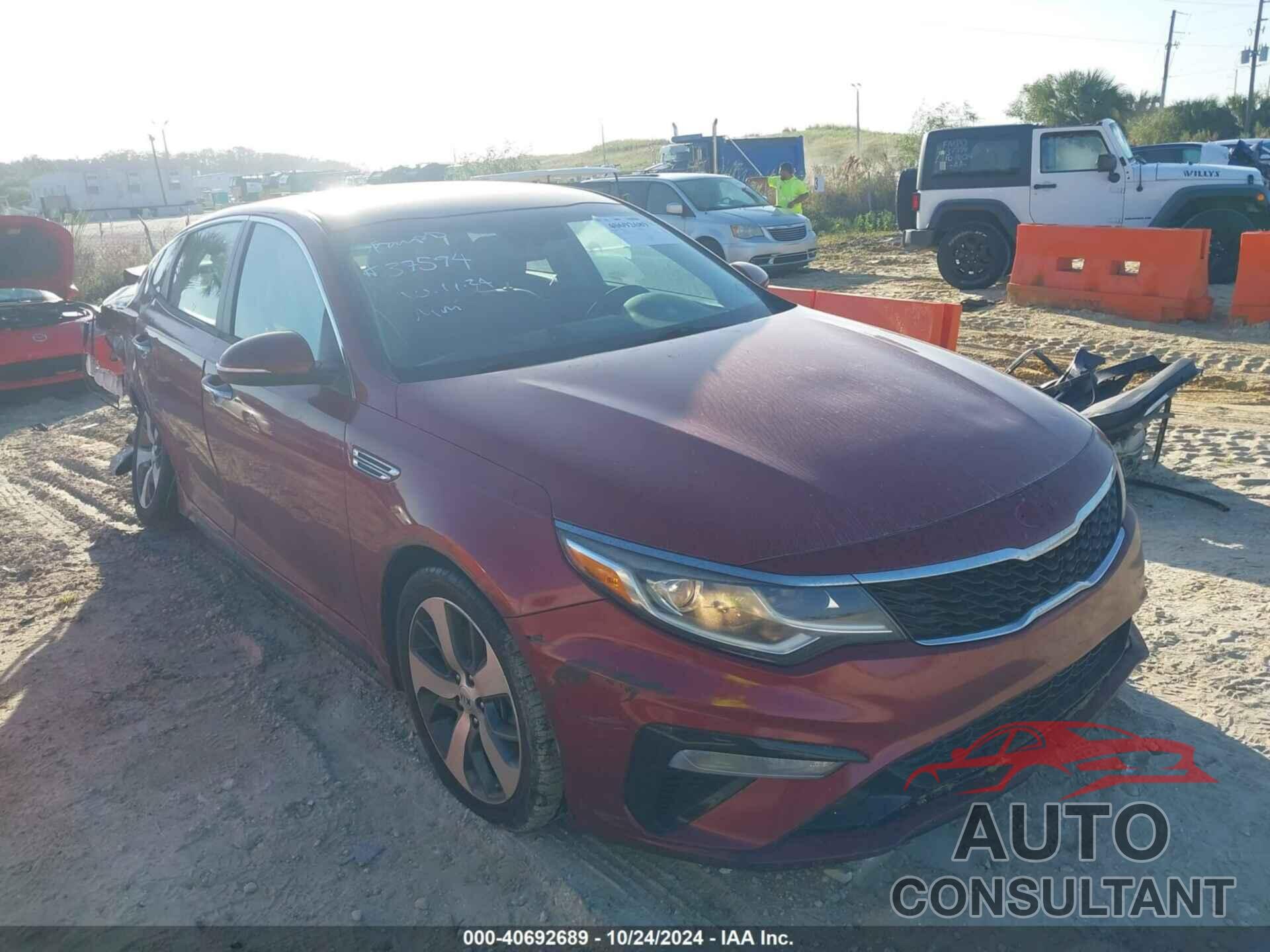 KIA OPTIMA 2019 - 5XXGT4L34KG313542