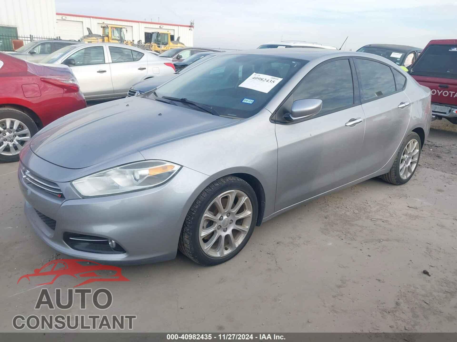 DODGE DART 2015 - 1C3CDFCB0FD277643