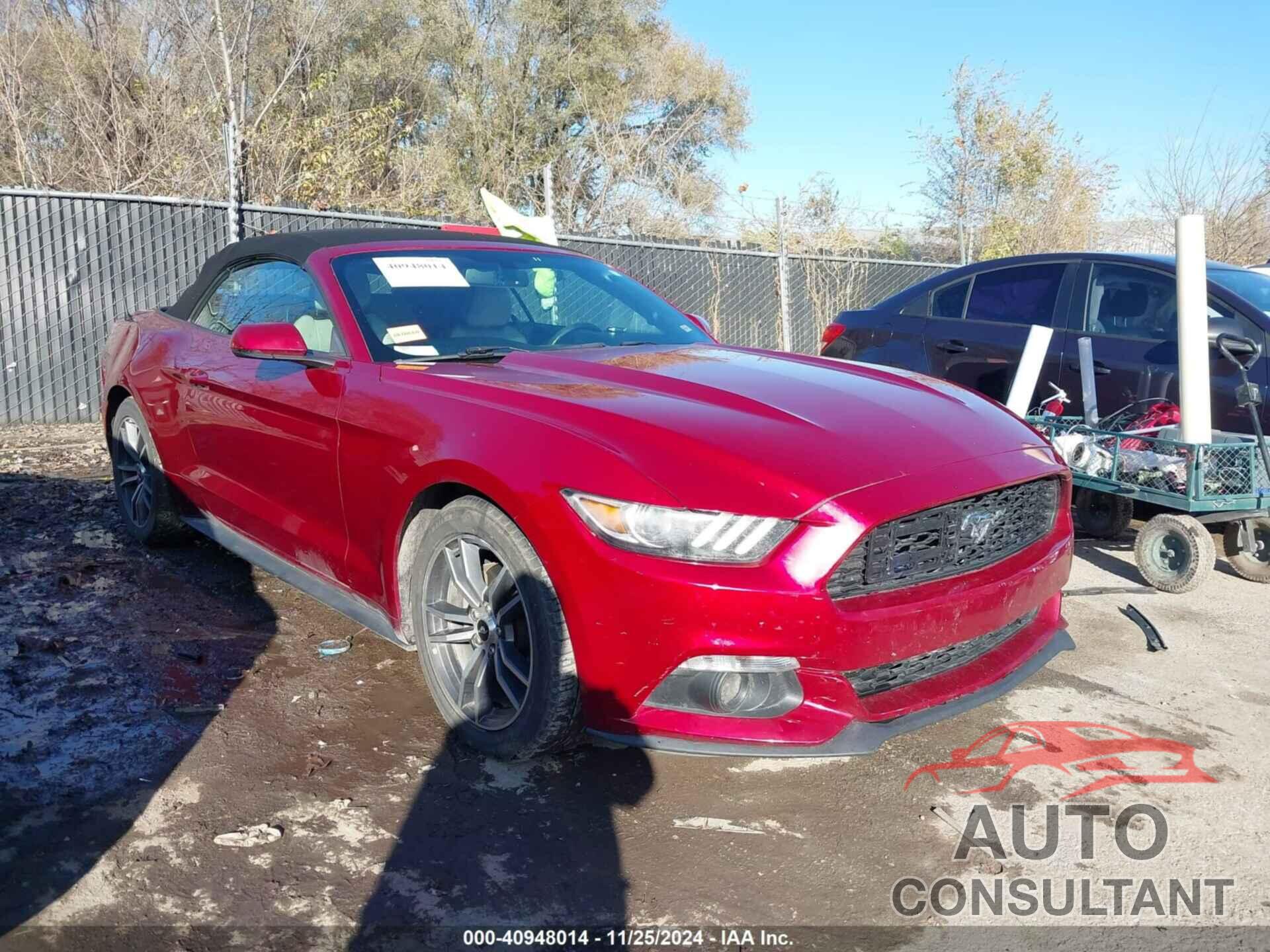 FORD MUSTANG 2017 - 1FATP8UH8H5279015