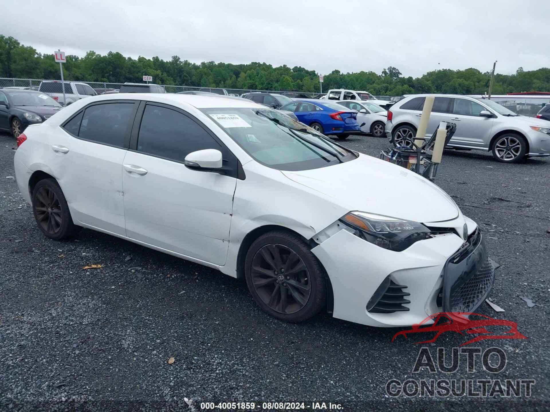 TOYOTA COROLLA 2017 - 2T1BURHE2HC887491