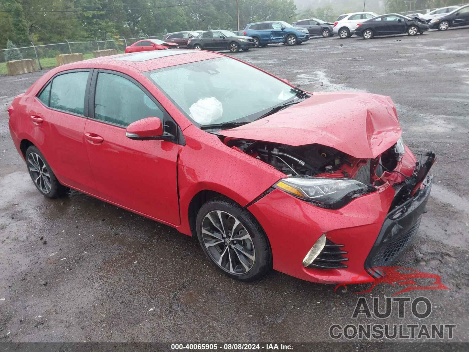 TOYOTA COROLLA 2018 - 2T1BURHE9JC050906