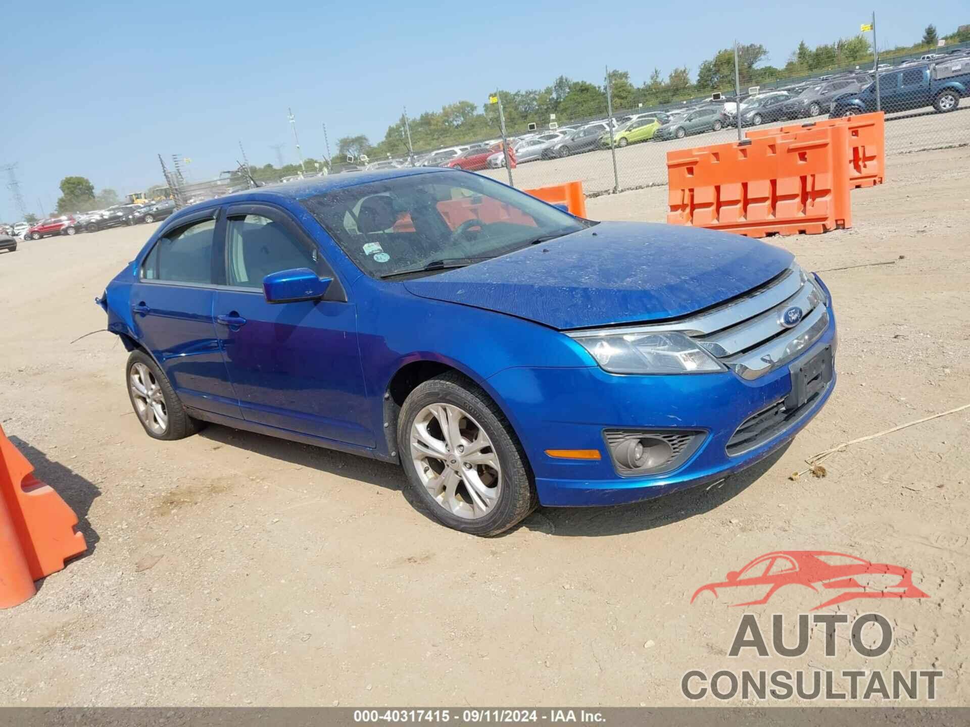 FORD FUSION 2012 - 3FAHP0HAXCR113847