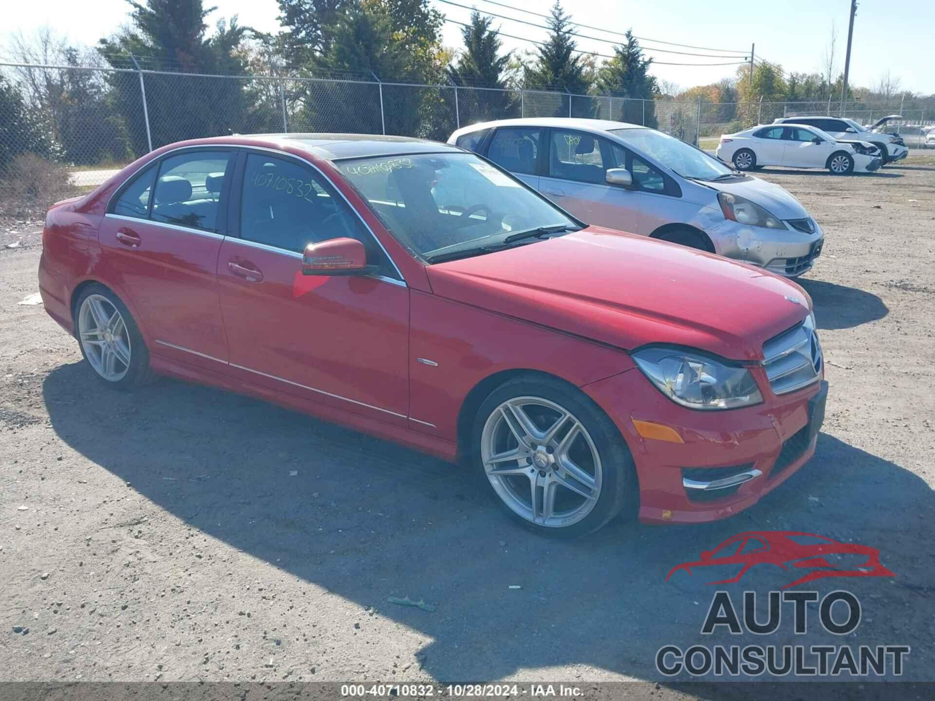 MERCEDES-BENZ C 250 2012 - WDDGF4HB8CA597476