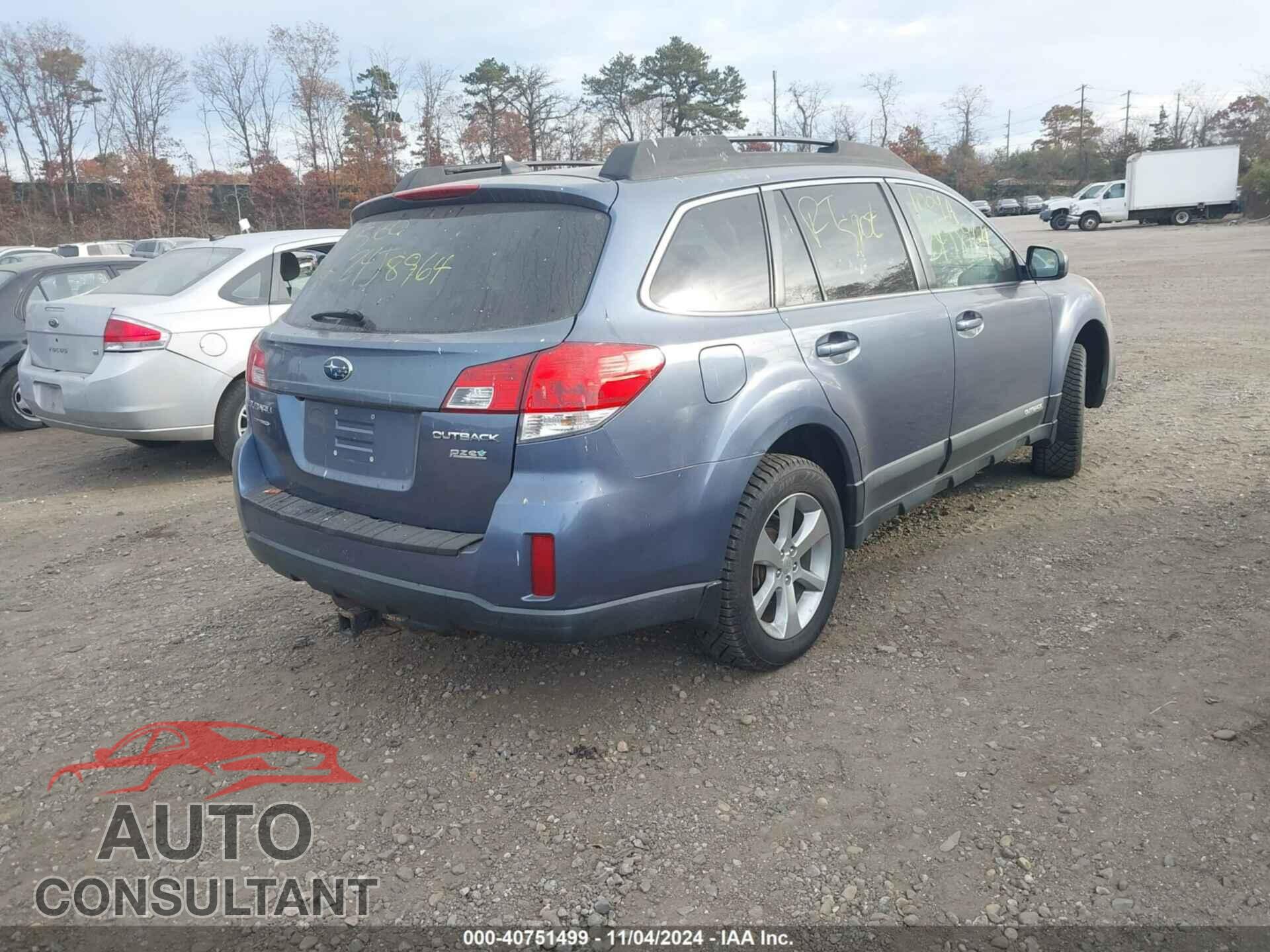 SUBARU OUTBACK 2014 - 4S4BRBLC3E3314680