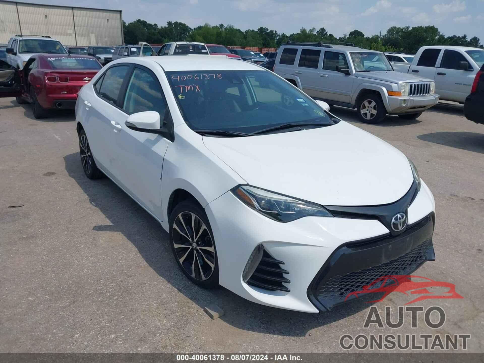 TOYOTA COROLLA 2018 - 5YFBURHE3JP781668