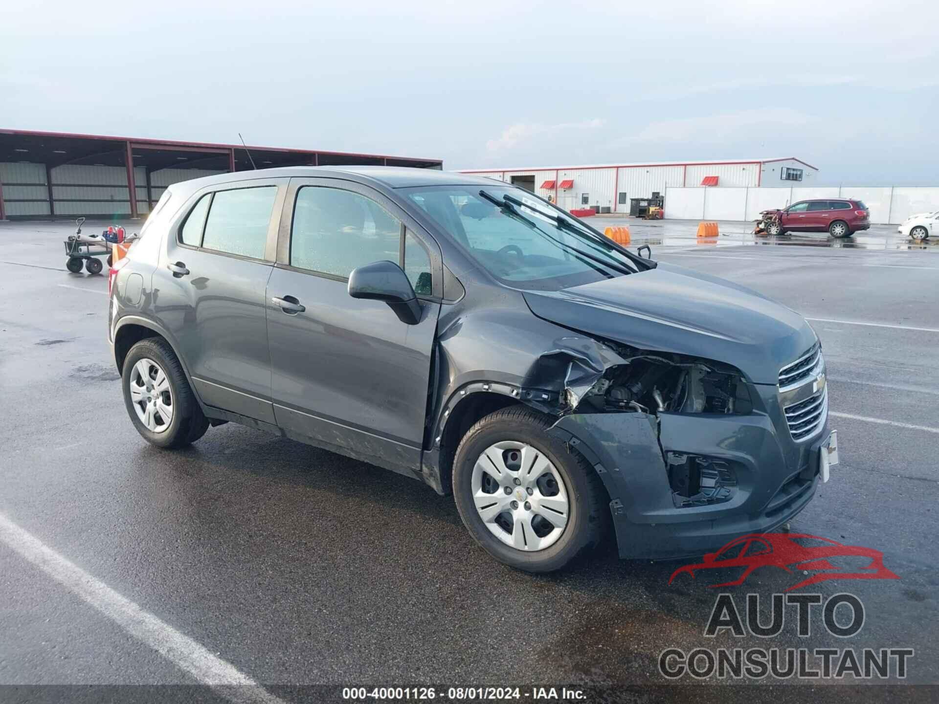 CHEVROLET TRAX 2016 - 3GNCJKSB8GL255827