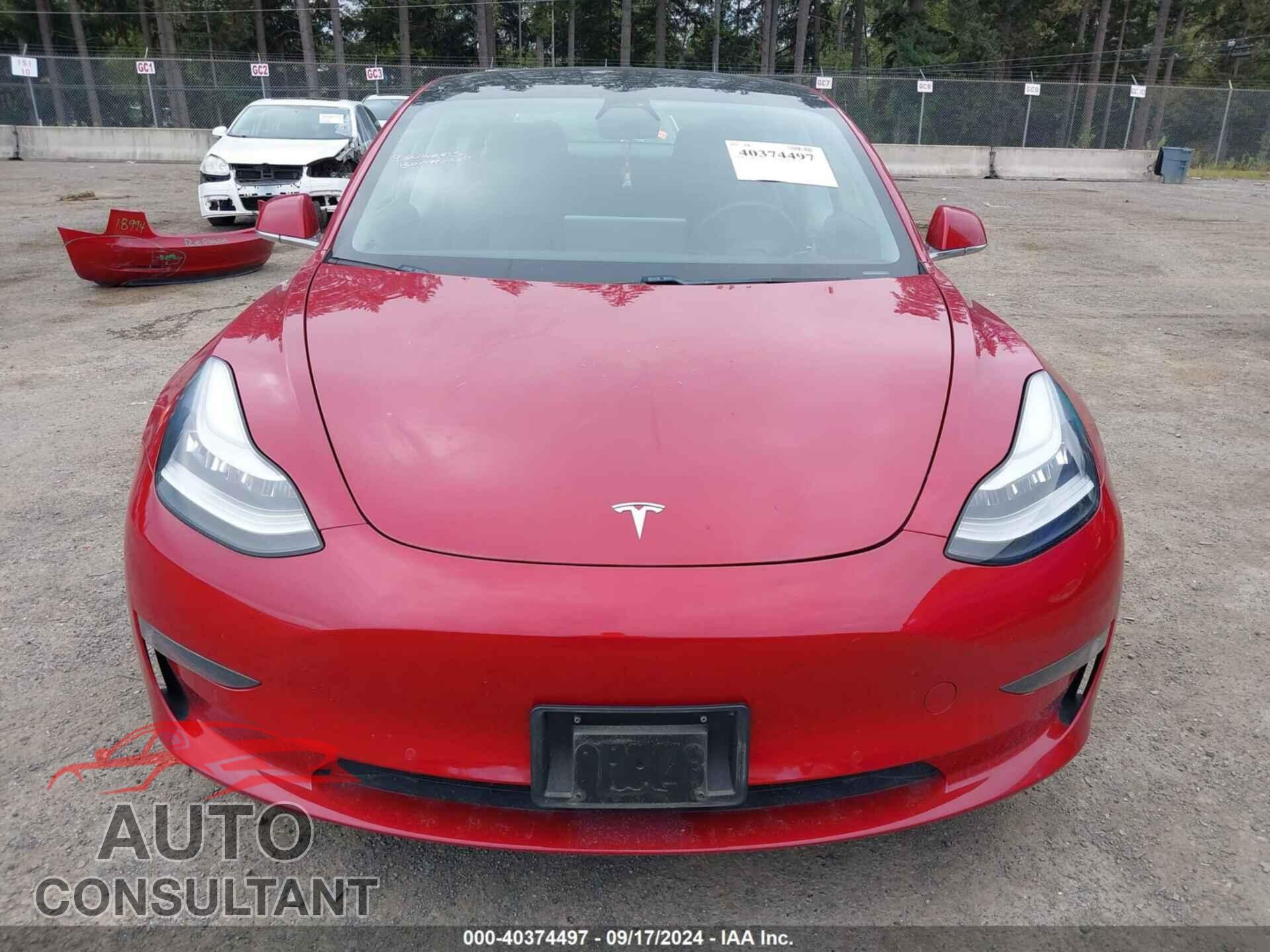 TESLA MODEL 3 2019 - 5YJ3E1EA0KF411568