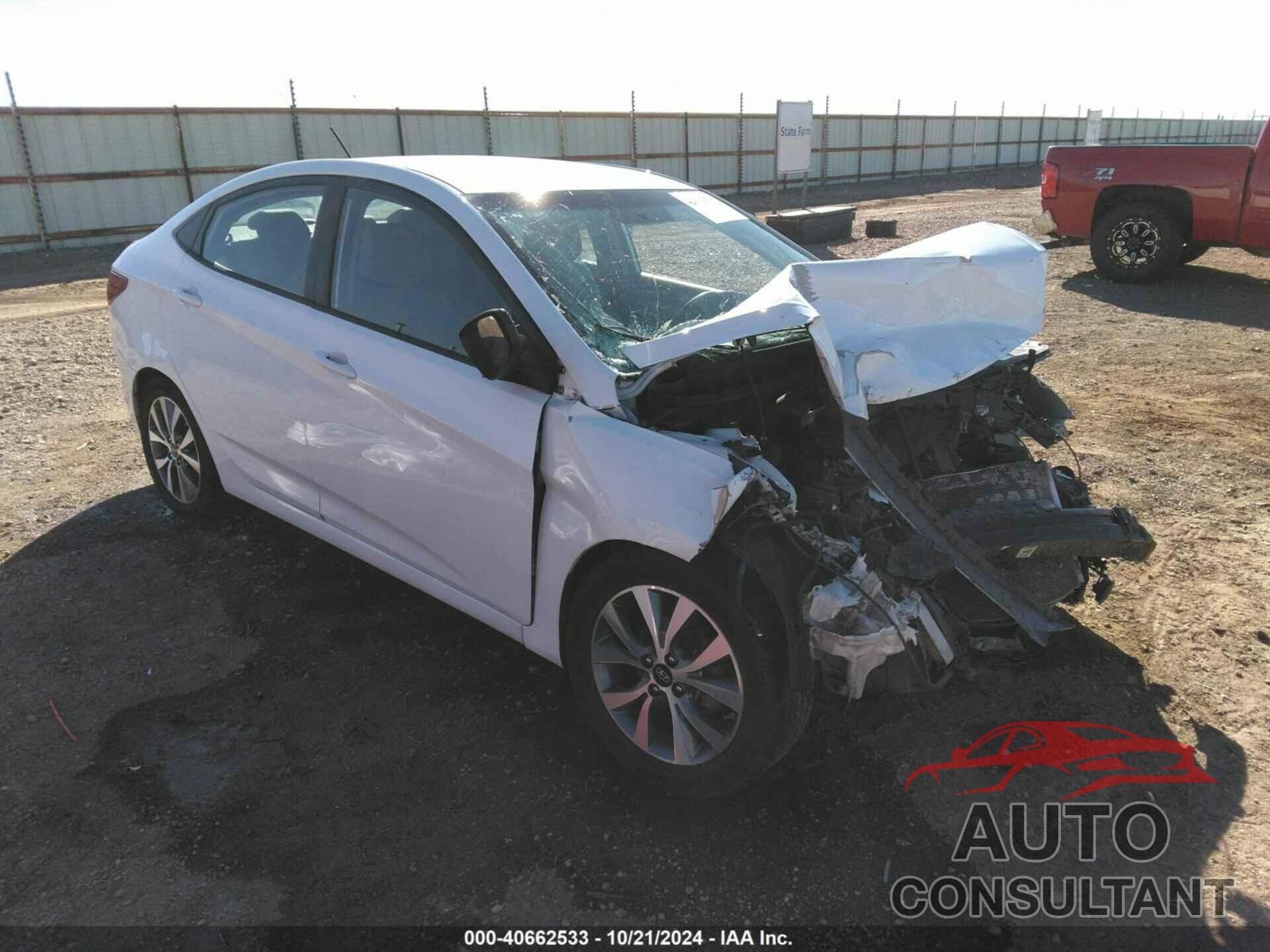 HYUNDAI ACCENT 2017 - KMHCT4AE6HU249120