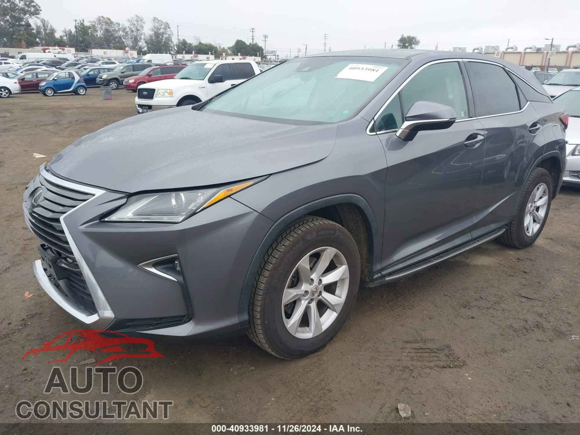 LEXUS RX 350 2017 - 2T2ZZMCA2HC089785