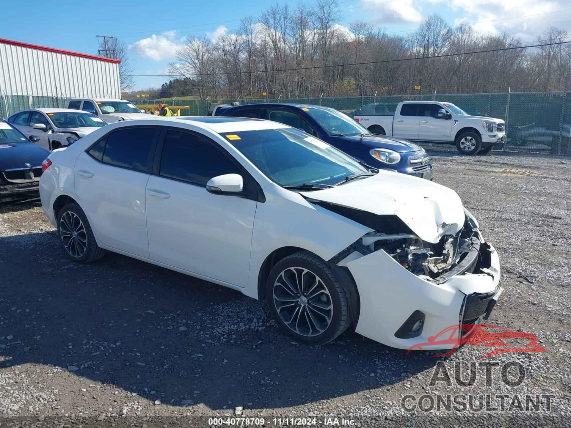 TOYOTA COROLLA 2016 - 5YFBURHEXGP416574