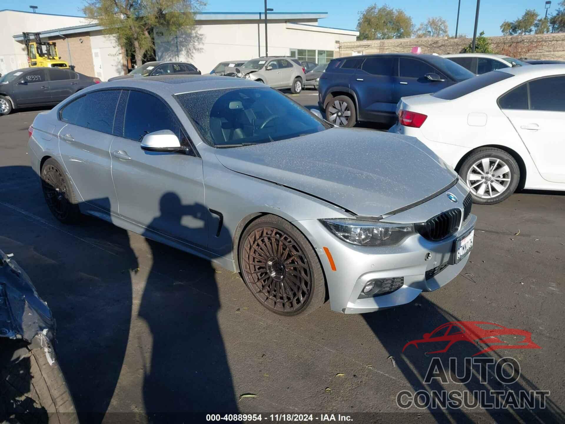BMW 430I GRAN COUPE 2018 - WBA4J1C52JBG78492
