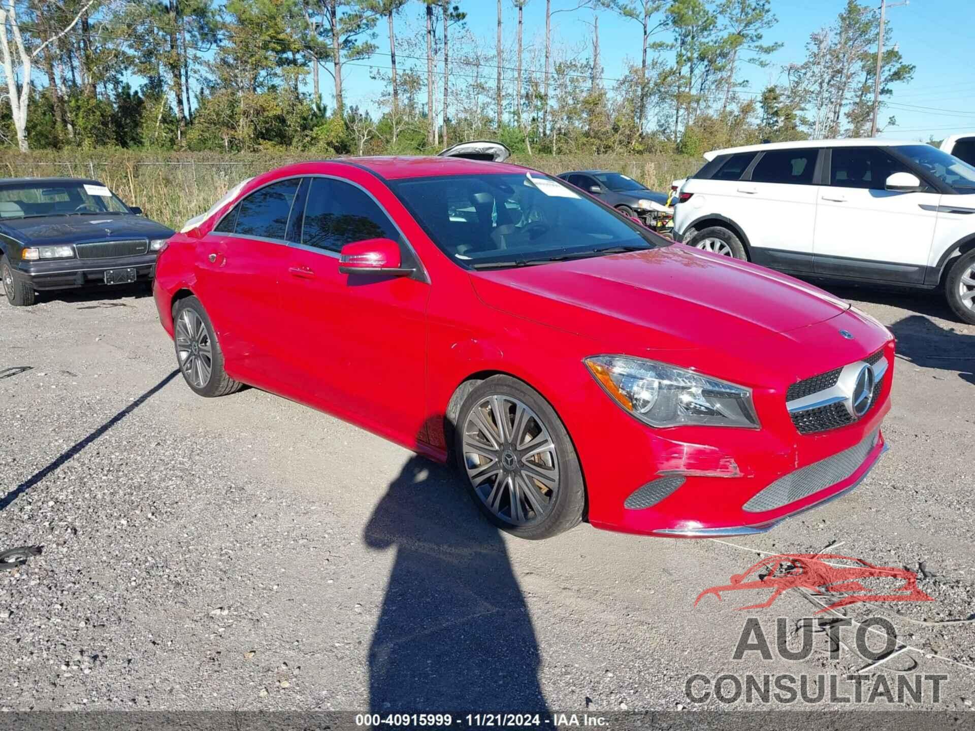 MERCEDES-BENZ CLA 250 2018 - WDDSJ4EB7JN642300