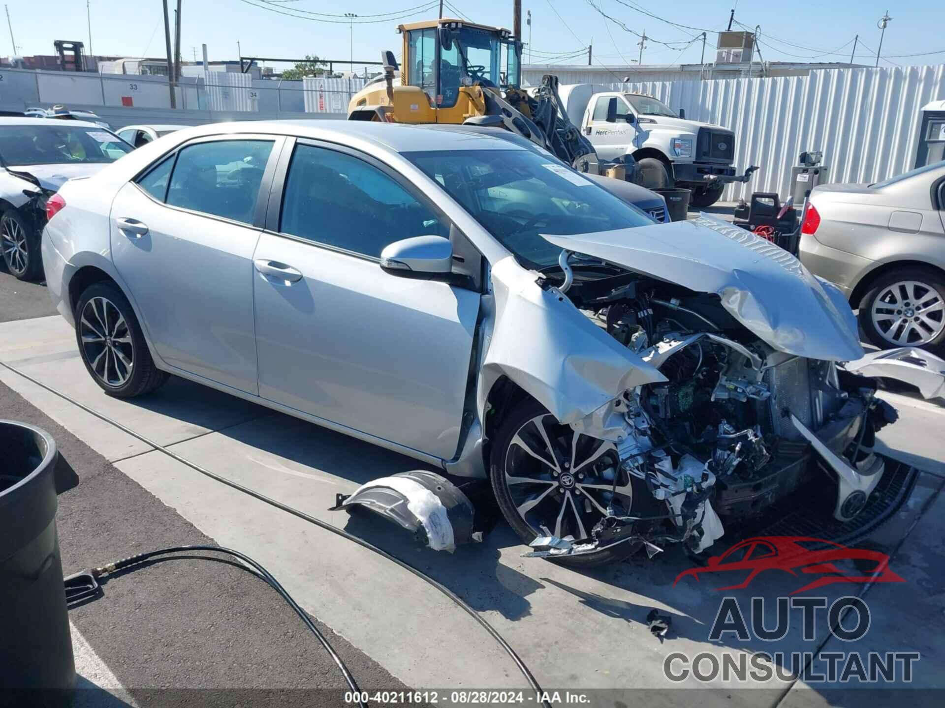 TOYOTA COROLLA 2019 - 2T1BURHE4KC136934